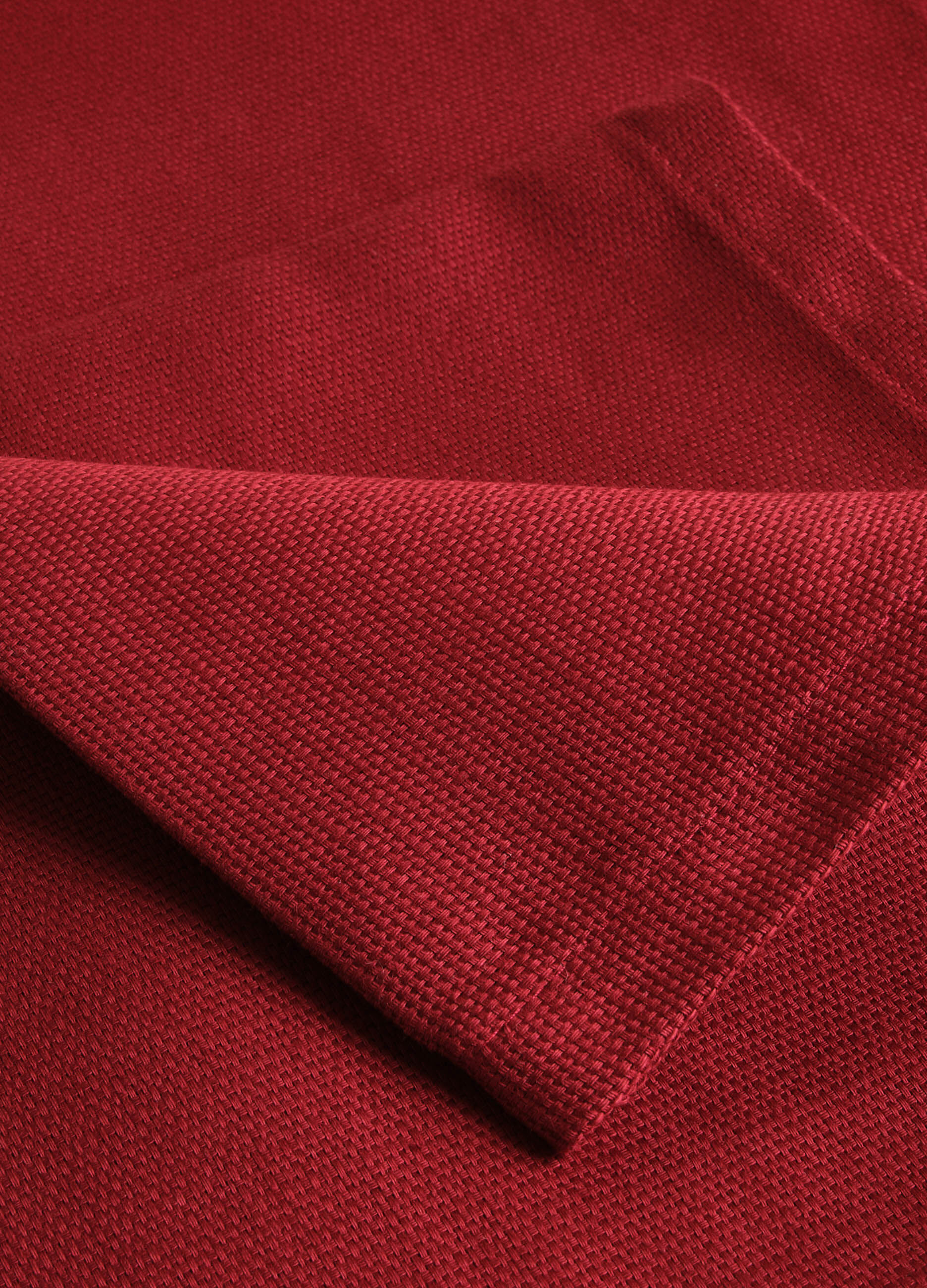 Square napkin in Panama cotton fabric