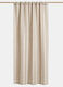 Tende a righe verticali bianche e beige_0