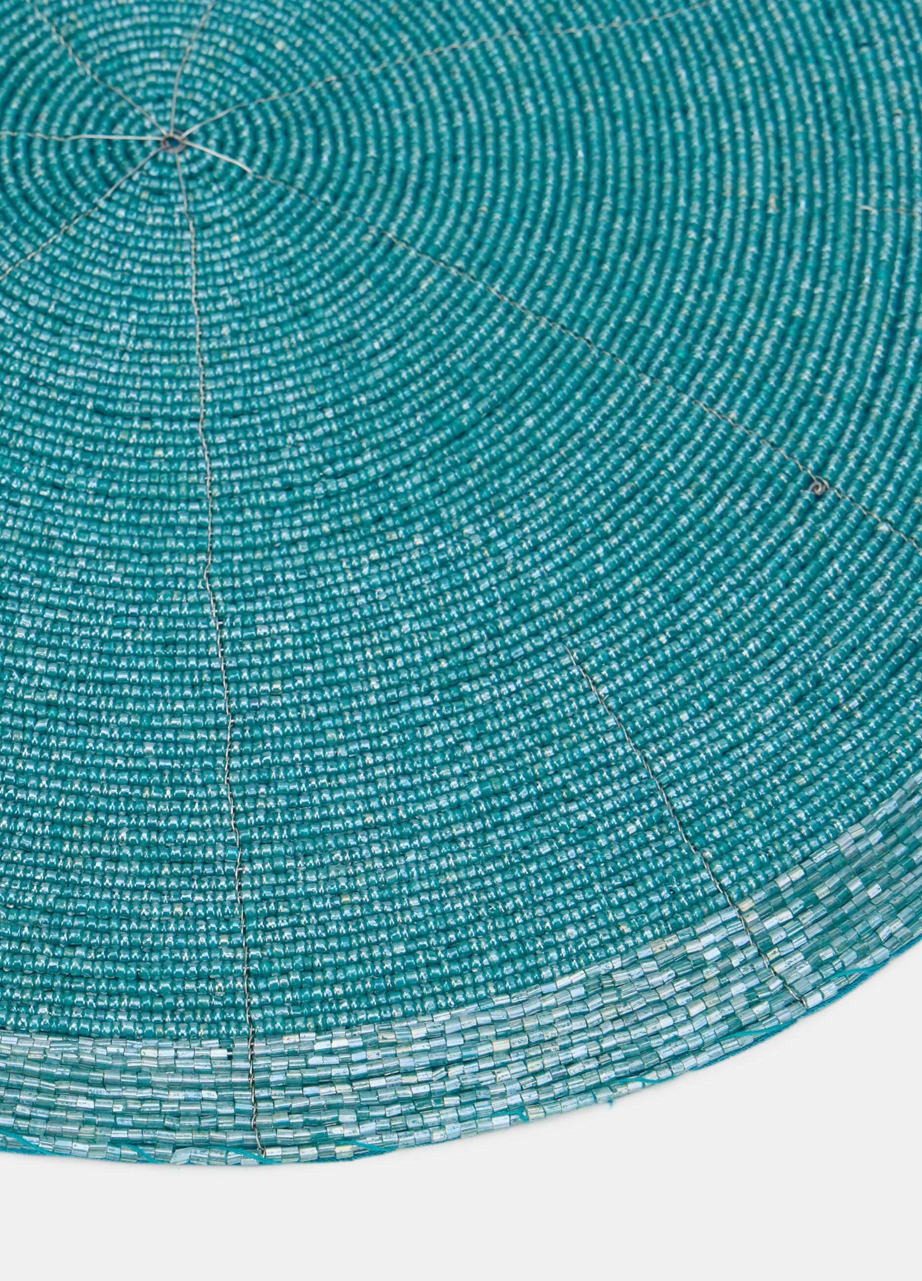 Tovaglietta rotonda con perline_1