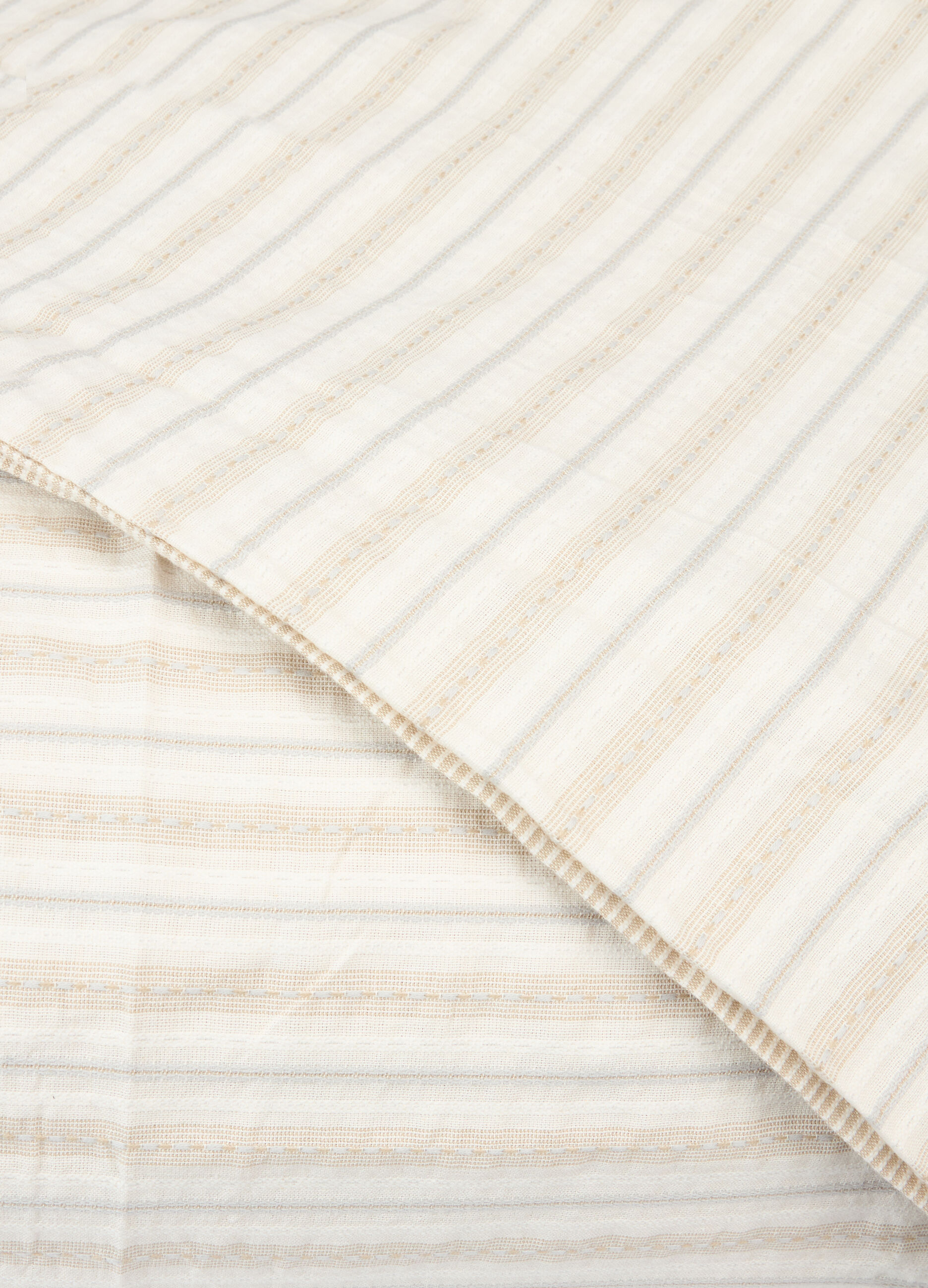 Parure copripiumino matrimoniale in cotone tinto filo_1