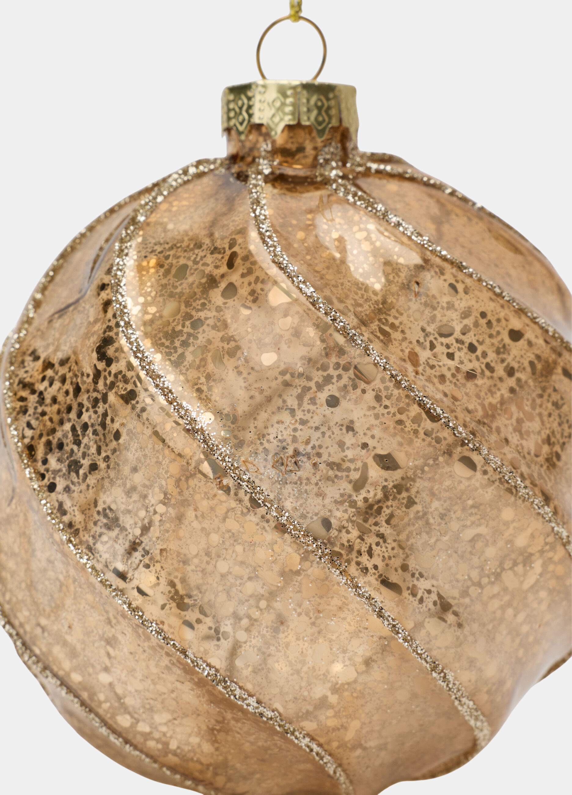 Pallina grande in vetro anticato_1