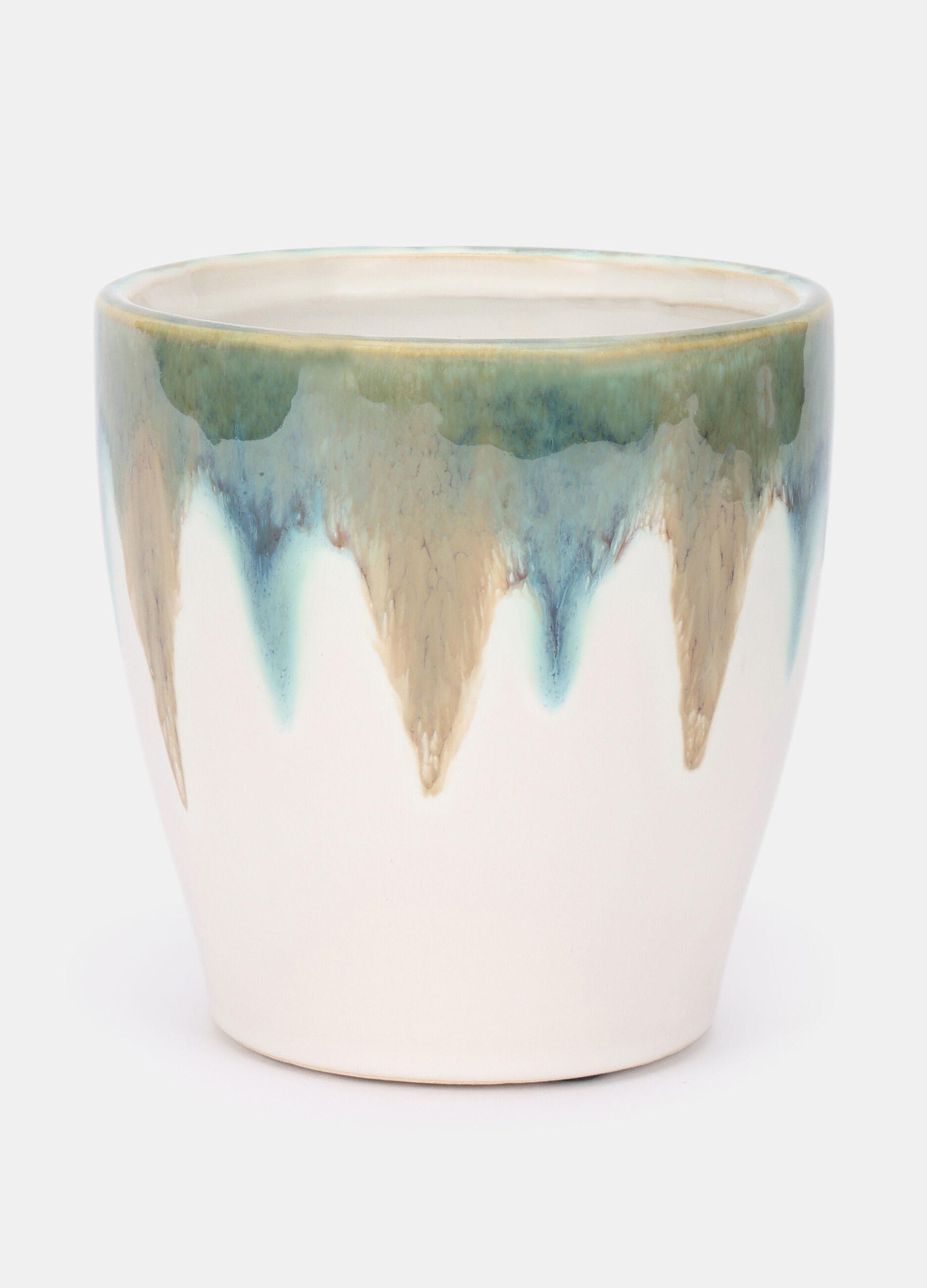 Vaso basso con orlo sfumato_0