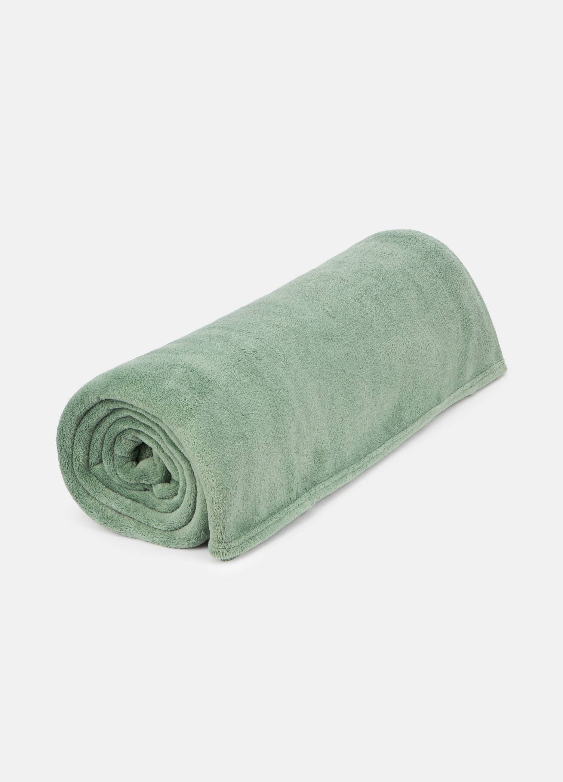 Coperta a due piazze con peluche_0