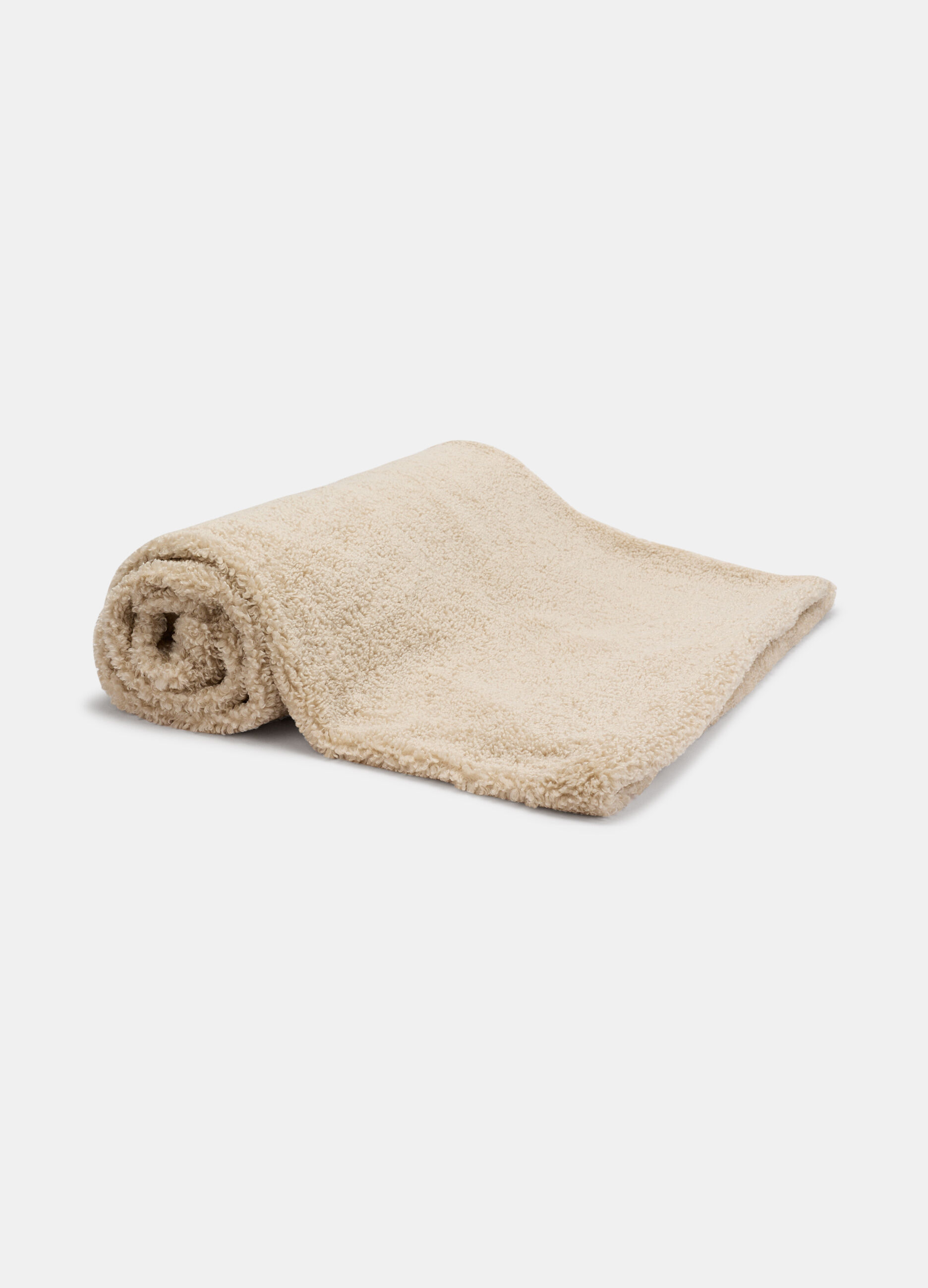 Plaid singolo effetto shearling_1