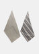 2 pack strofinacci da cucina in cotone a righe_0