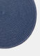 Two-tone round woven table mat_1
