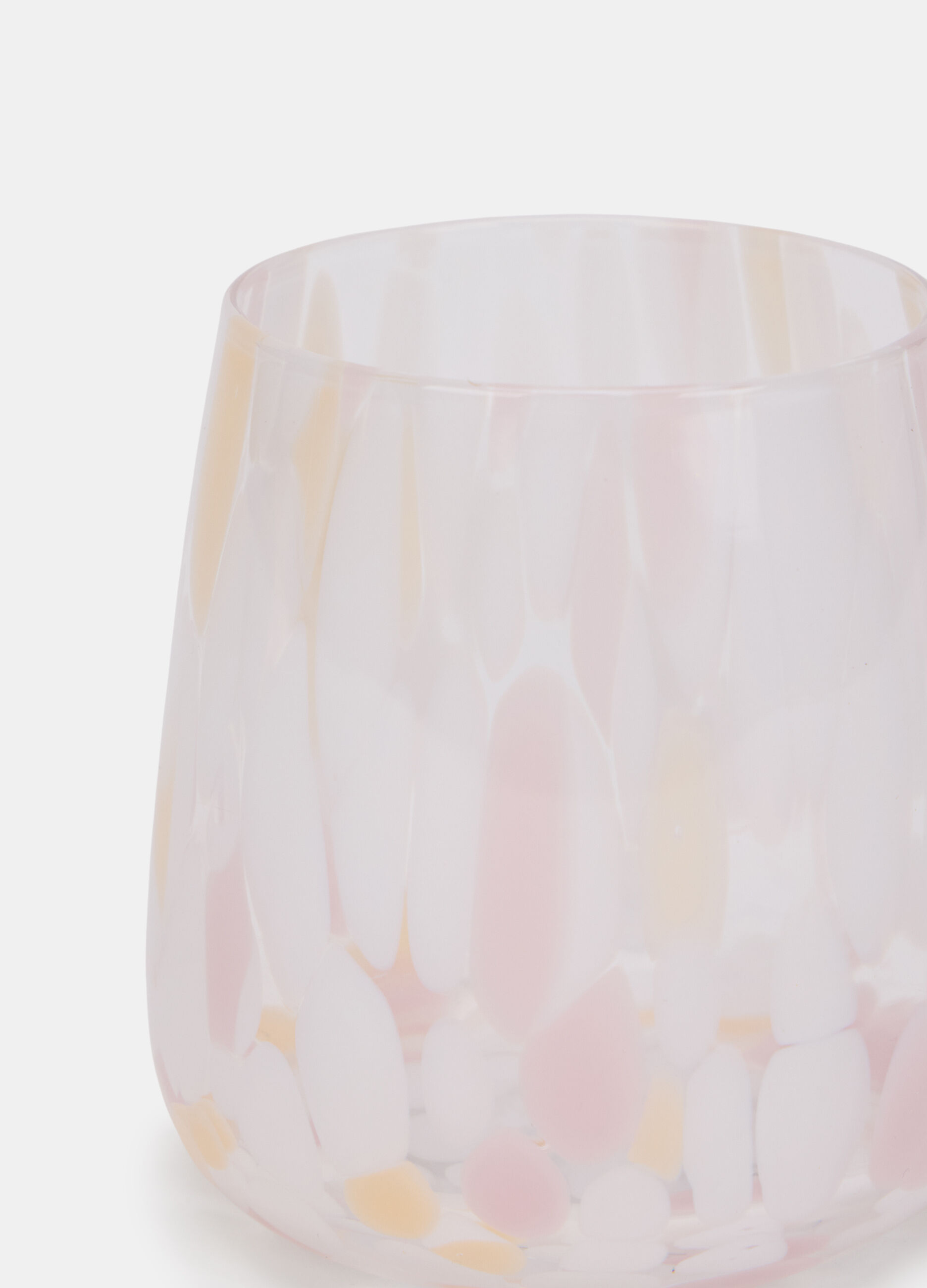 Bicchiere in vetro maculato_1