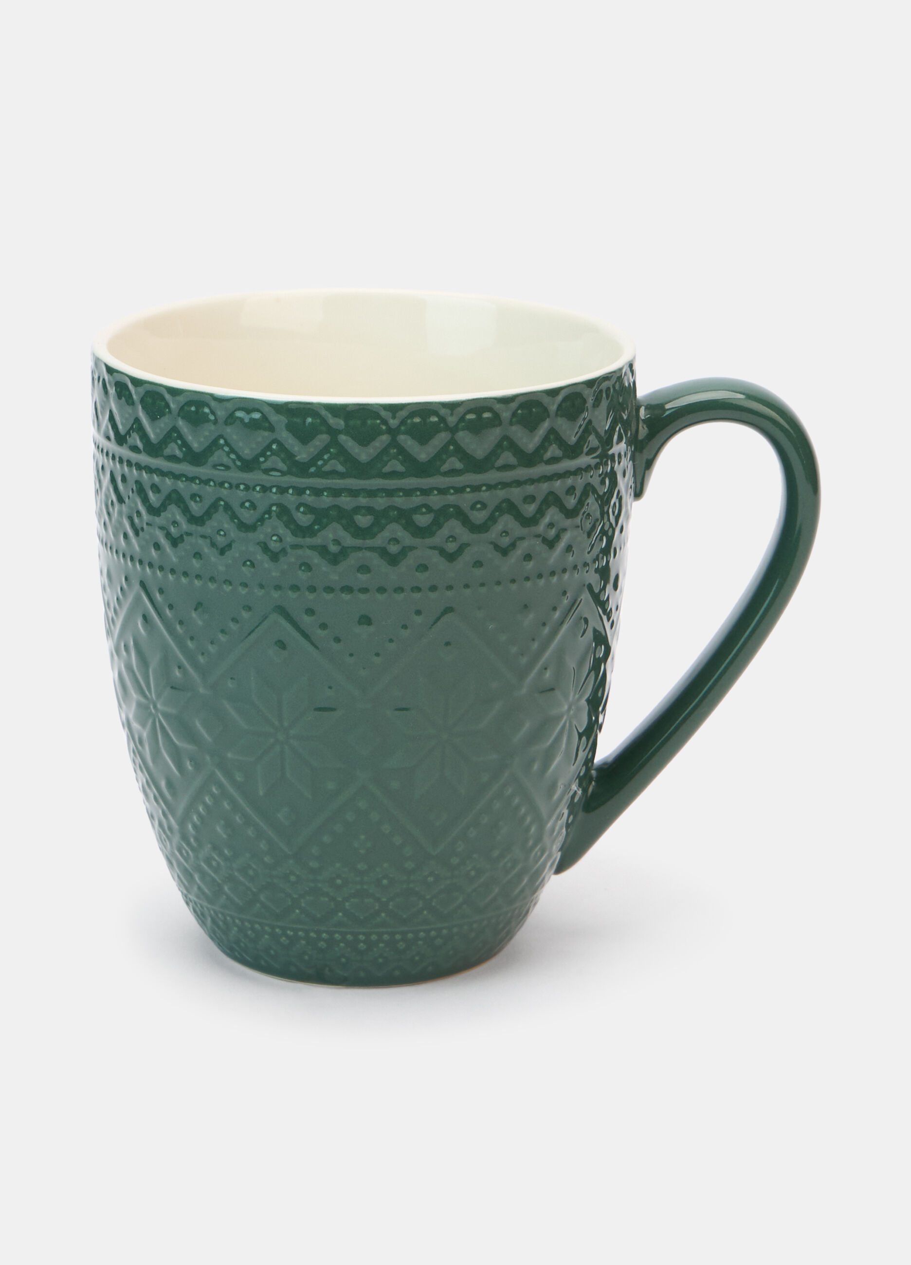 Tazza in ceramica con rilievo_0