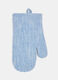 Oven mitt in shot cotton_0