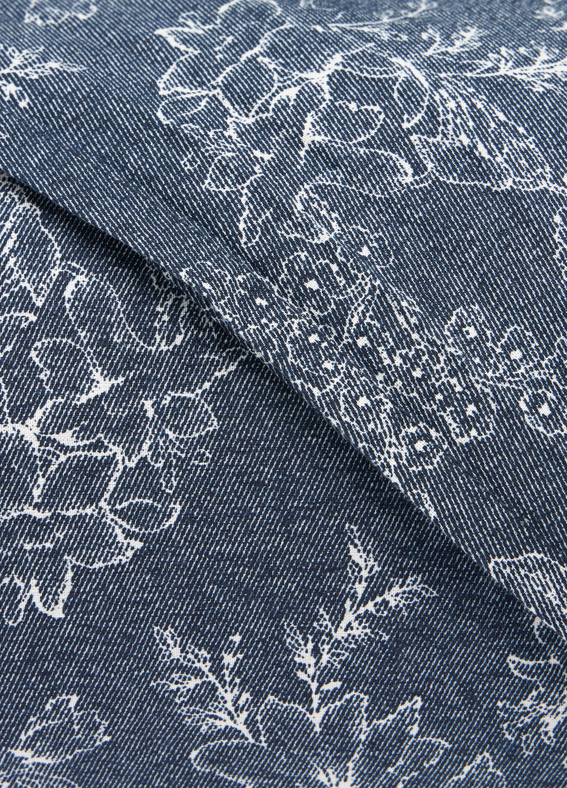Parure lenzuolo in cotone effetto denim_1