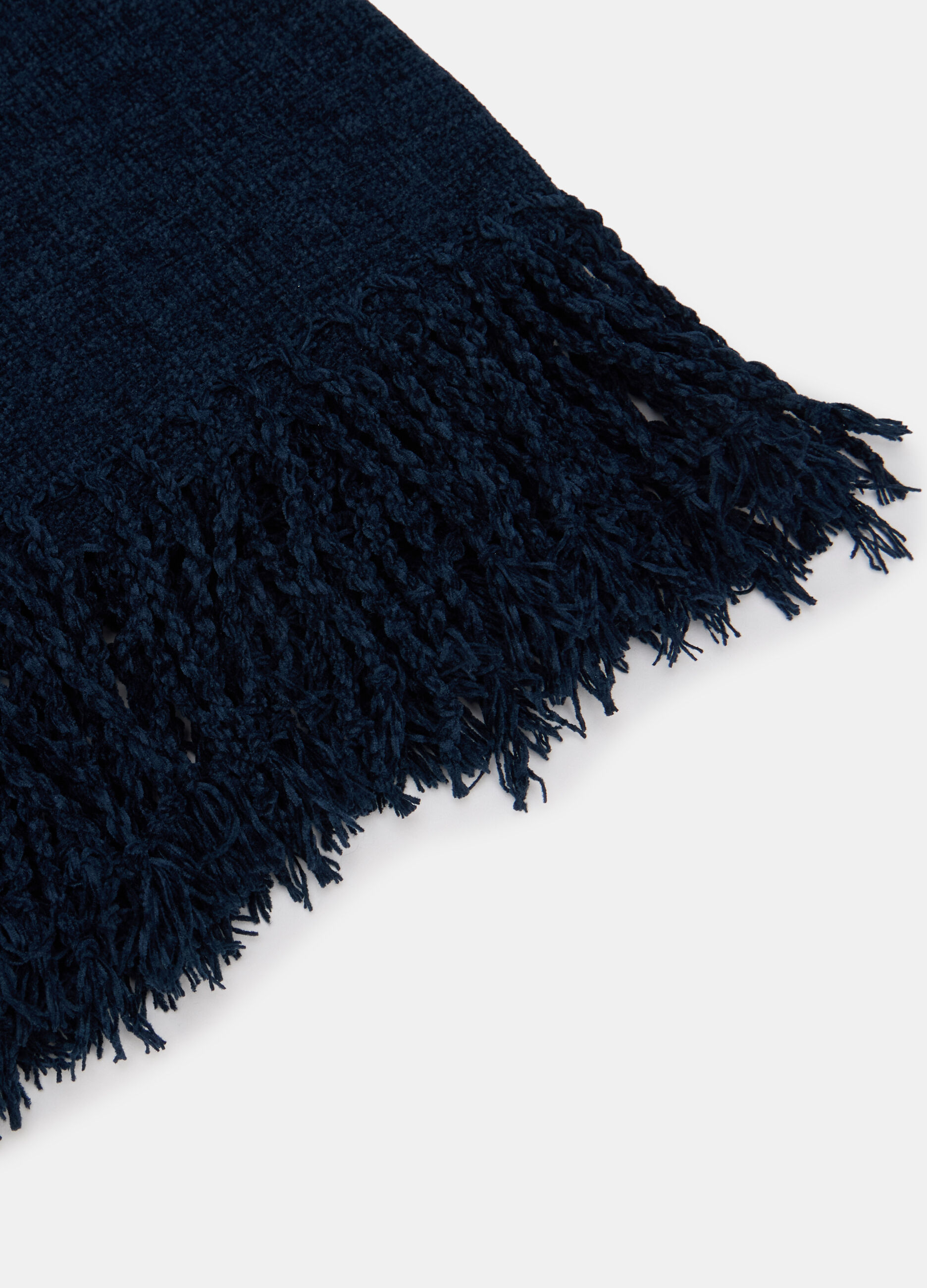 Plaid in ciniglia con frange_1