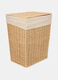 Cesto portabiancheria intrecciato con coperchio_0