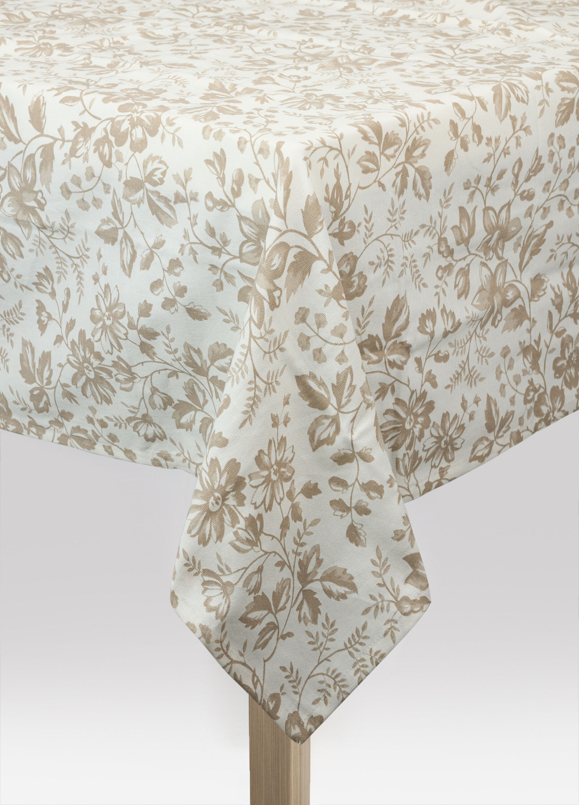 Tovaglia quadrata con stampa a fiori_0