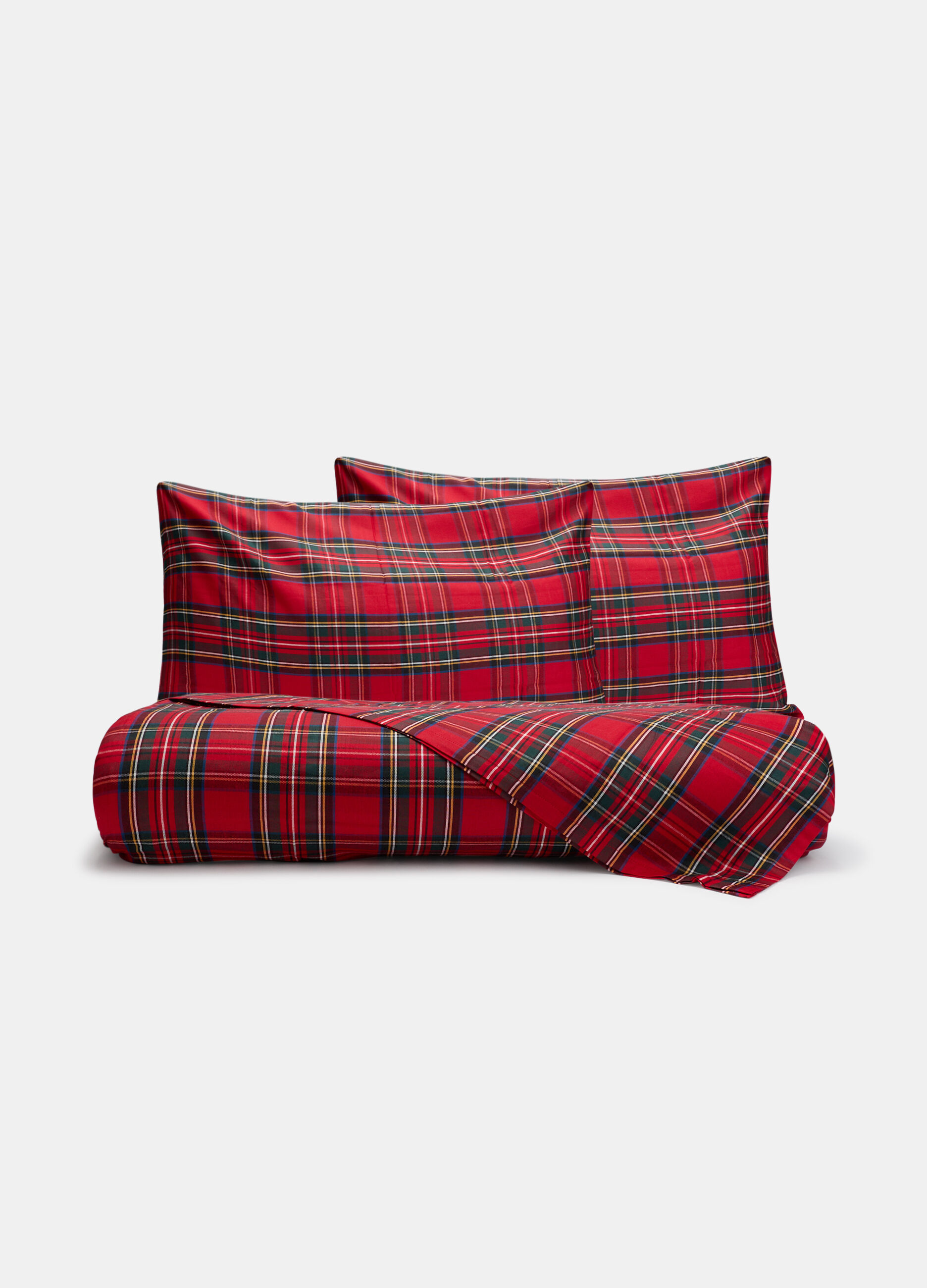 Parure copripiumino letto singolo tartan_0
