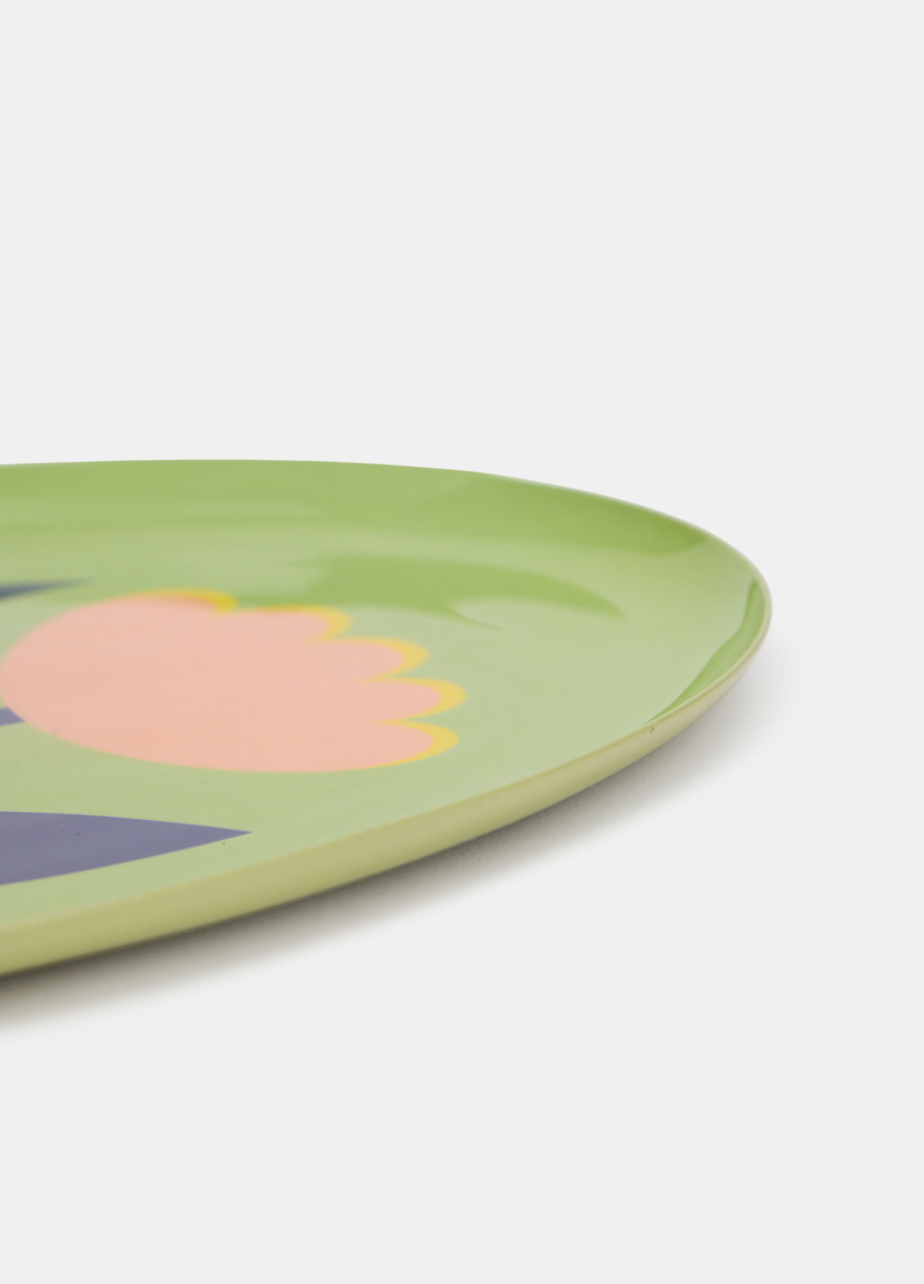 Vassoio ovale con tulipano_1