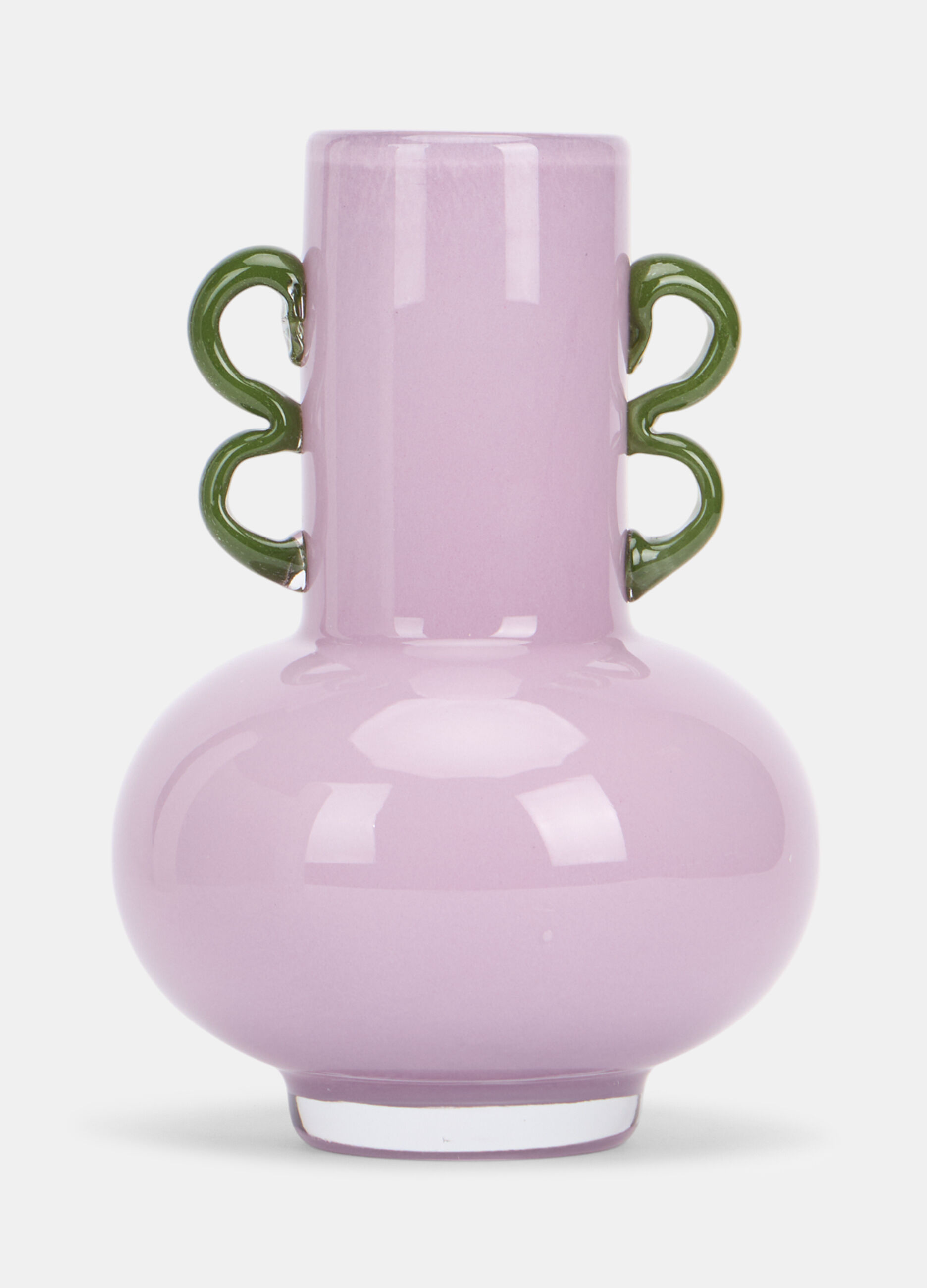 Vaso in vetro colorato con manici_0