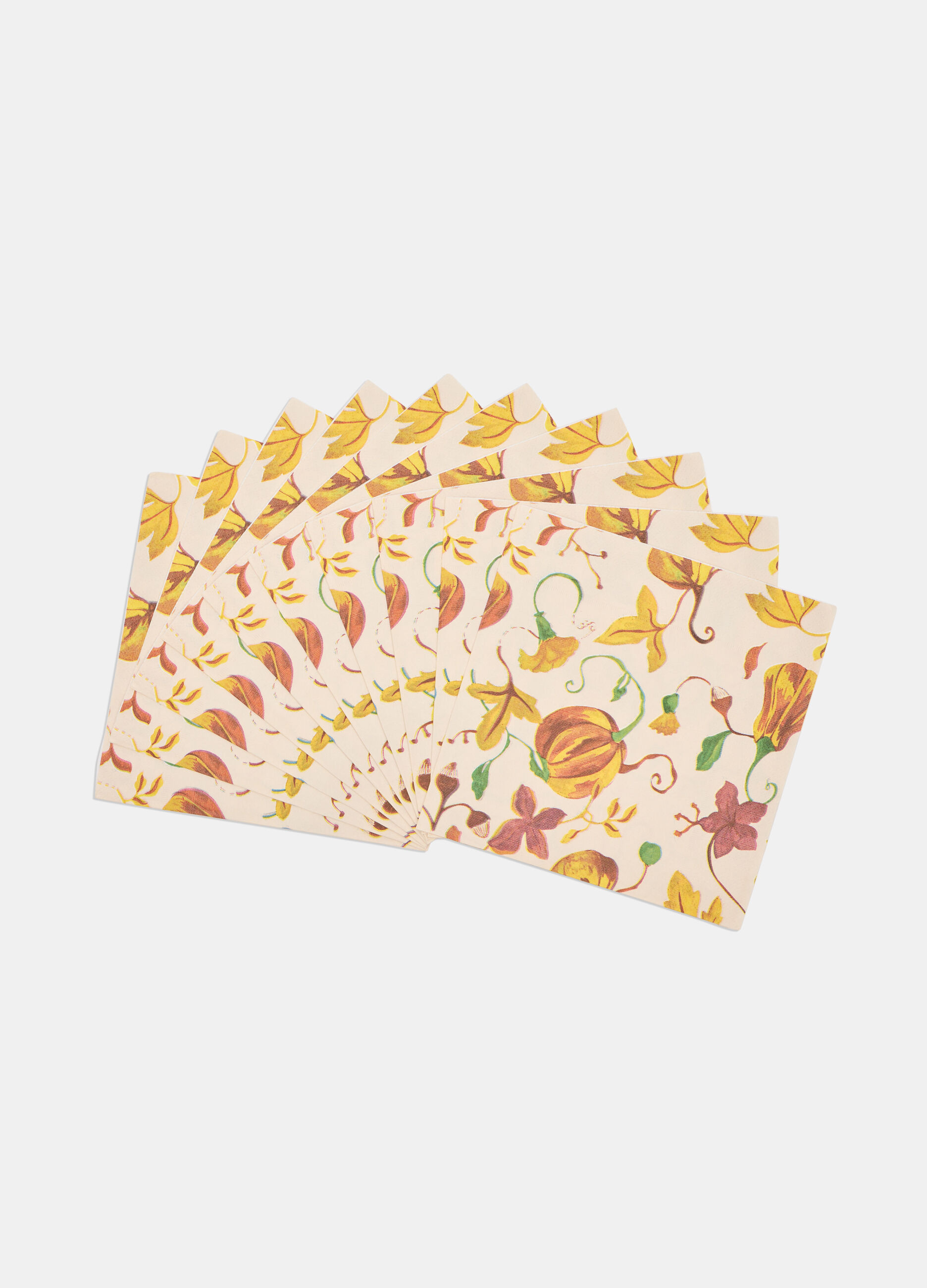 Tovaglioli in carta con stampa autunnale Made in Italy_0