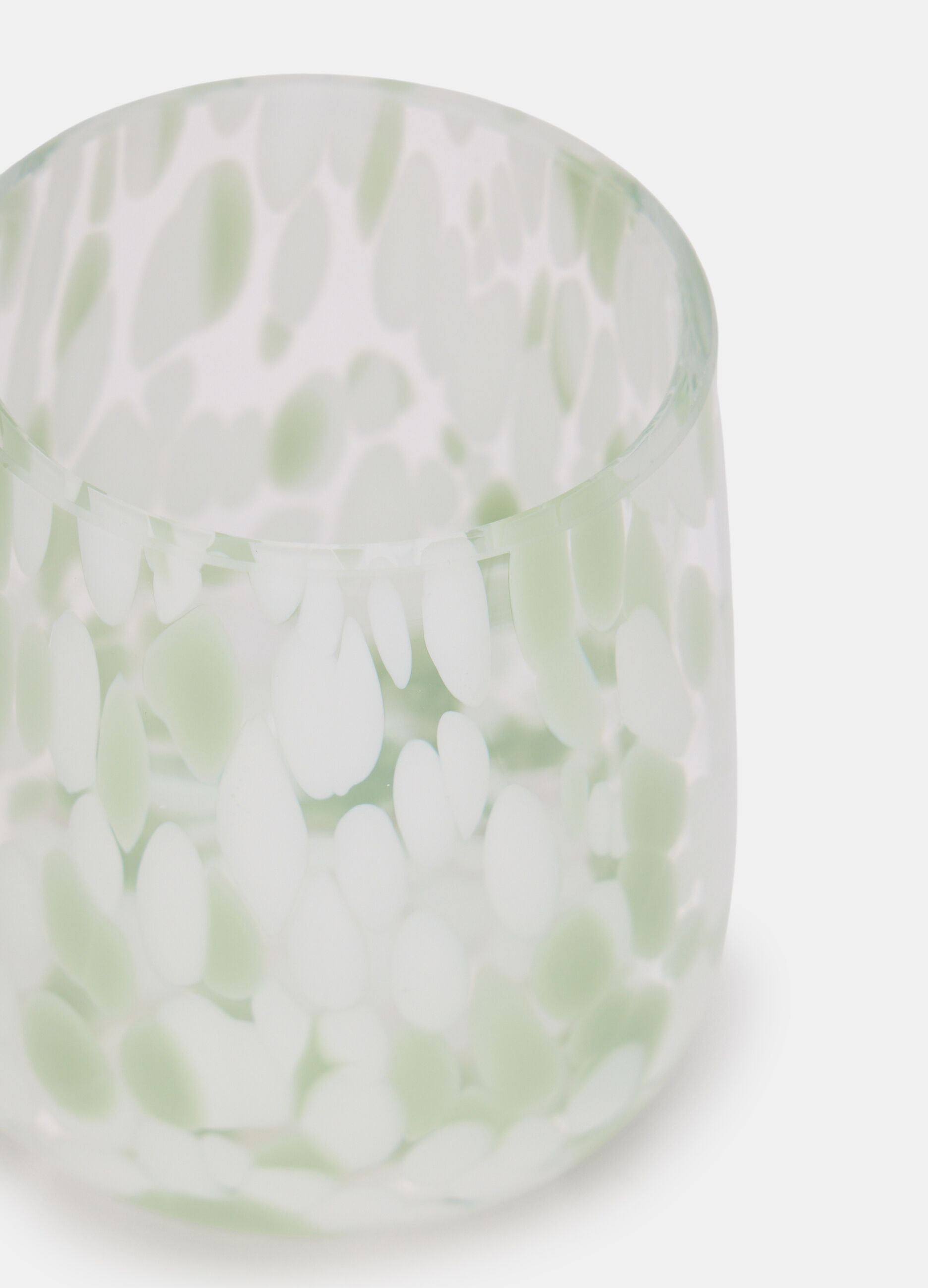 Bicchiere portaspazzolini in vetro maculato_1