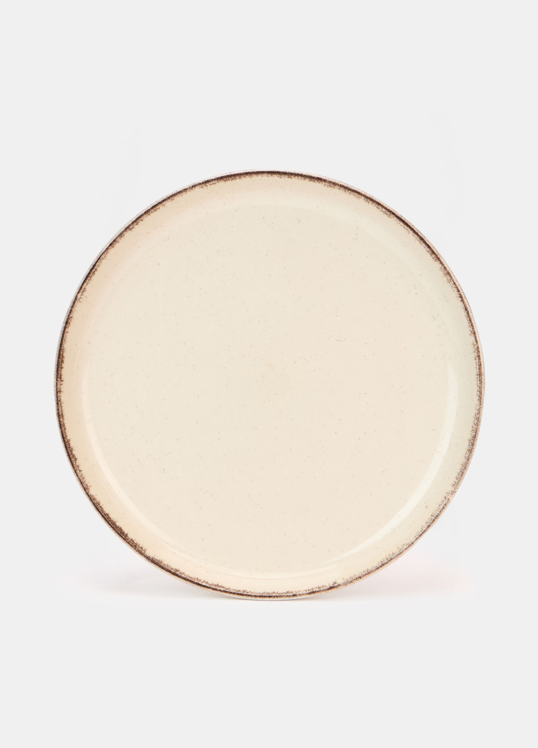 Piattino da dessert in ceramica con bordo_0