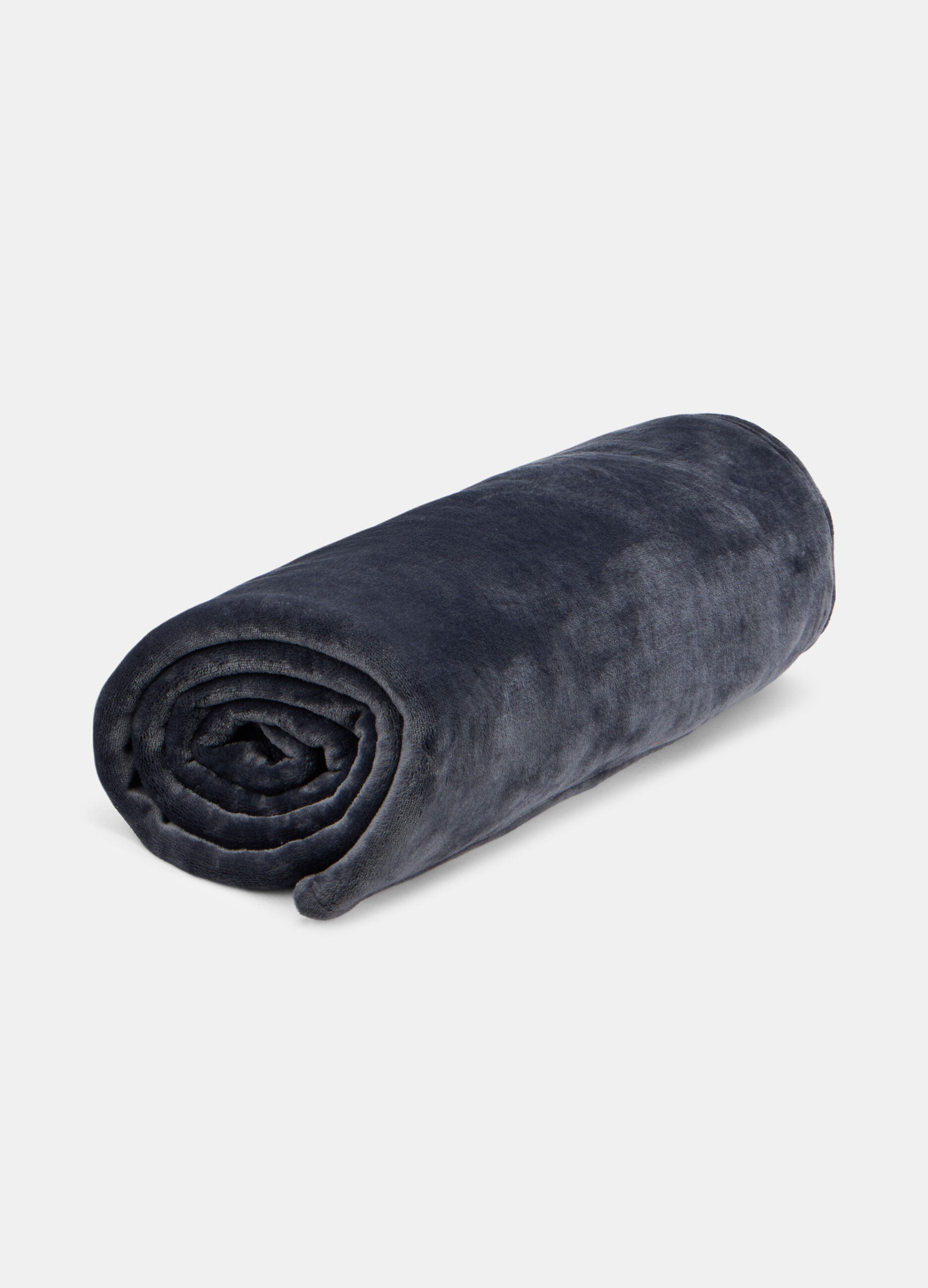 Coperta peluche letto singolo con bordo_0