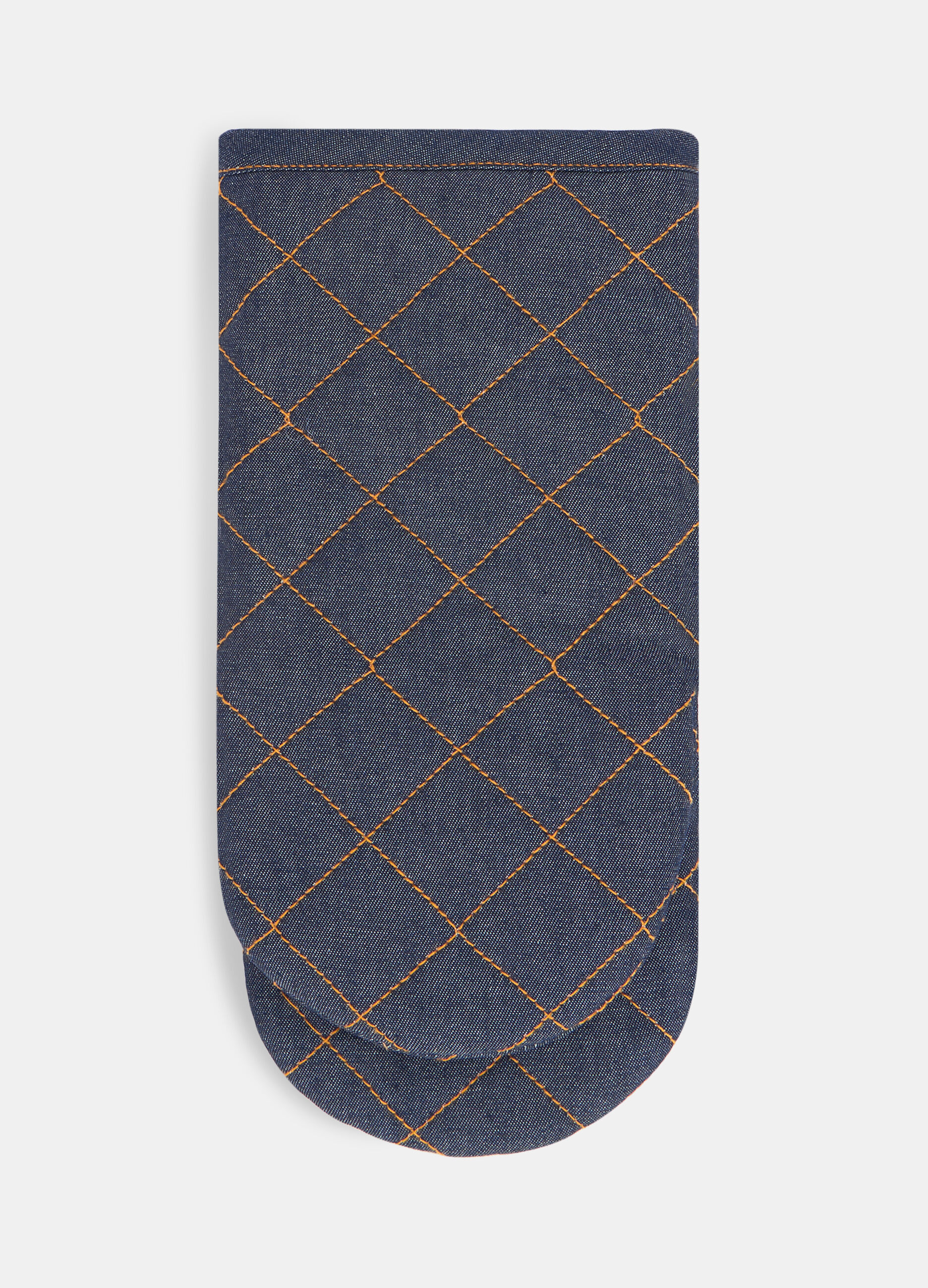 Guanto da forno in puro cotone effetto denim_0