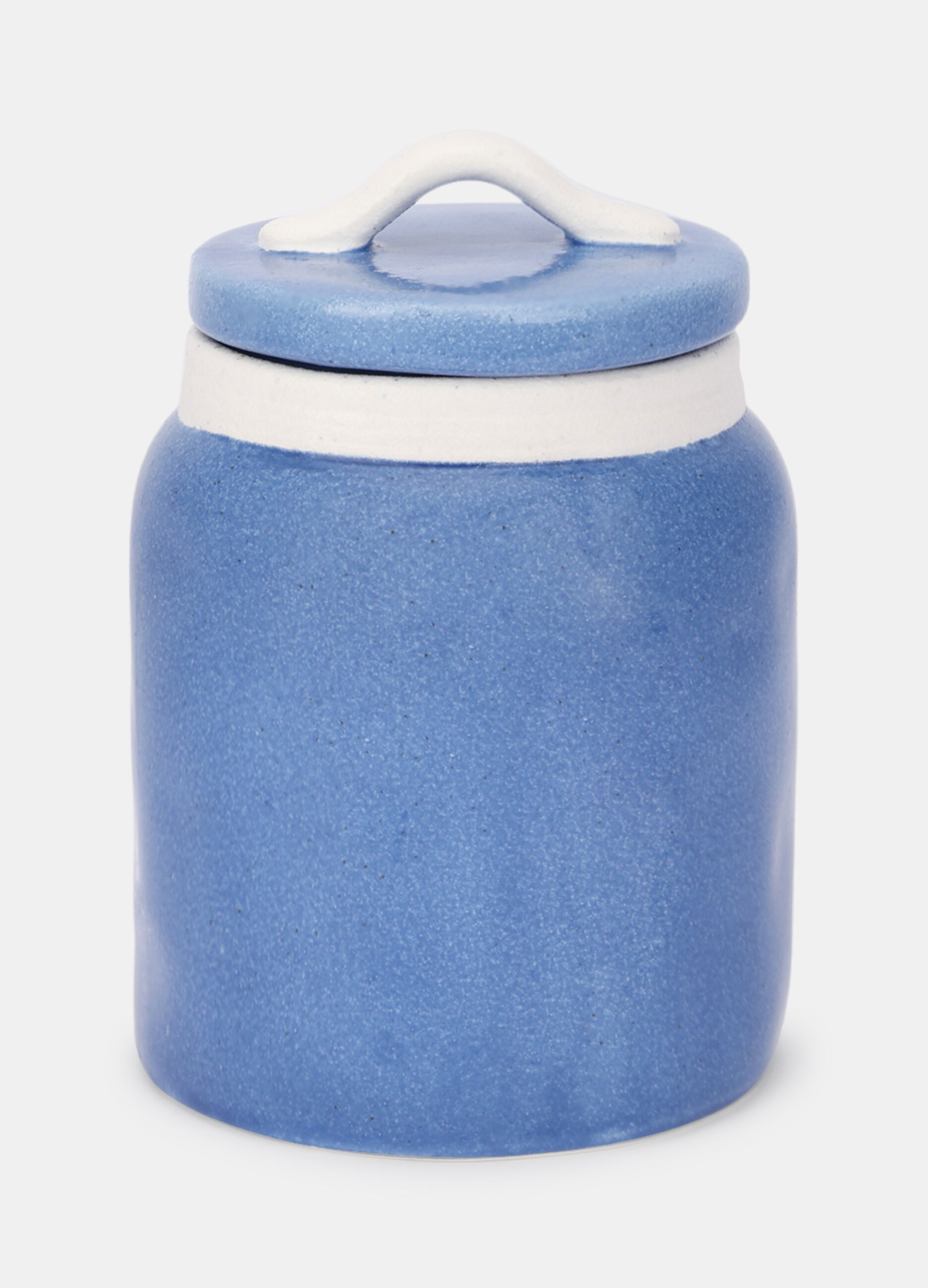 Barattolo in ceramica con coperchio_0