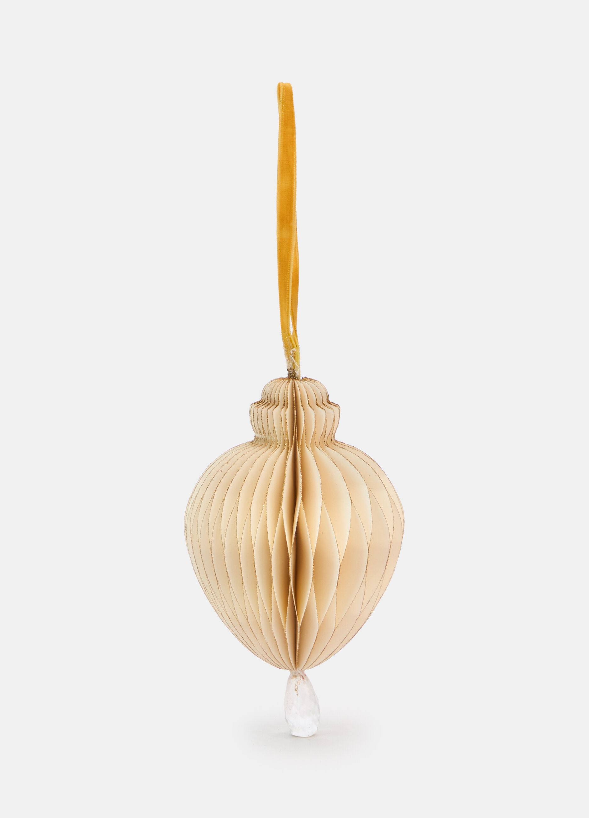 Ornamento a goccia per albero di Natale in carta_0