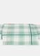 Queen-sized sheet in check cotton_0