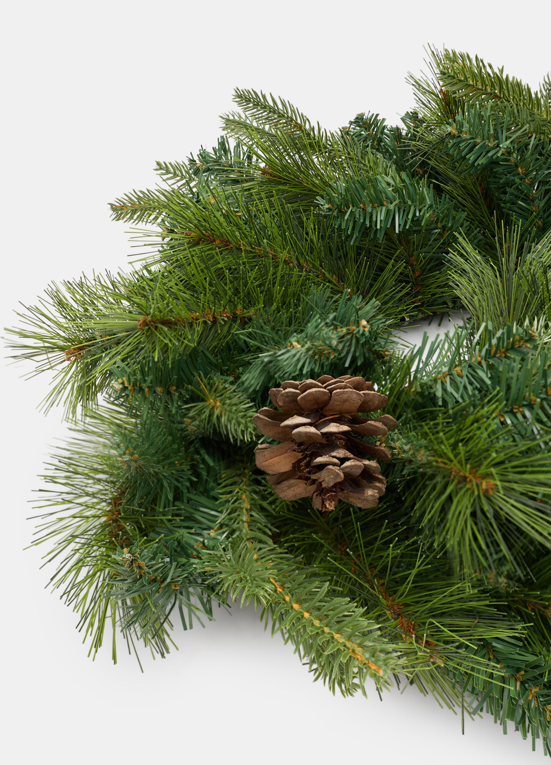 Ghirlanda di Natale con pigna_1