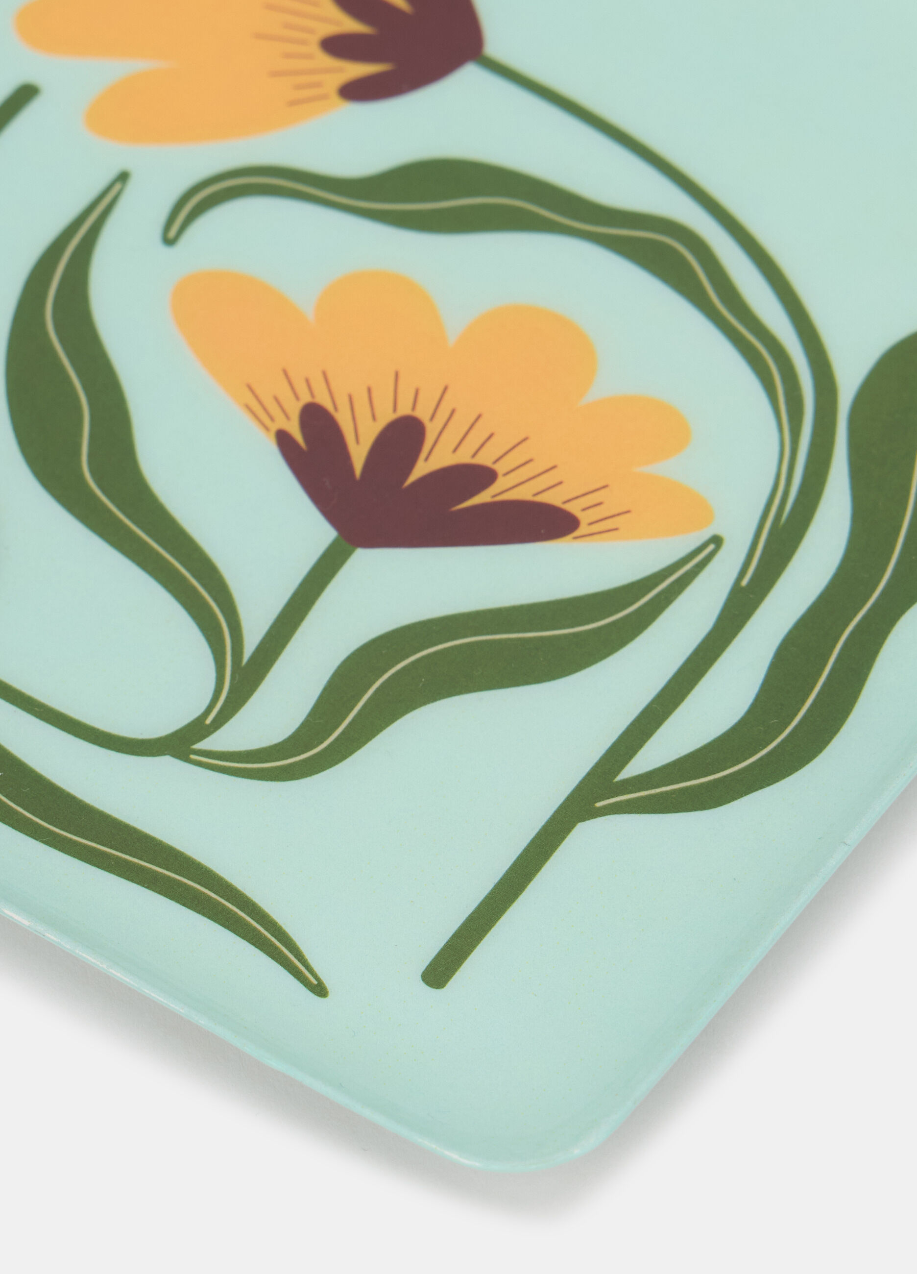 Vassoio quadrato a fiori_1