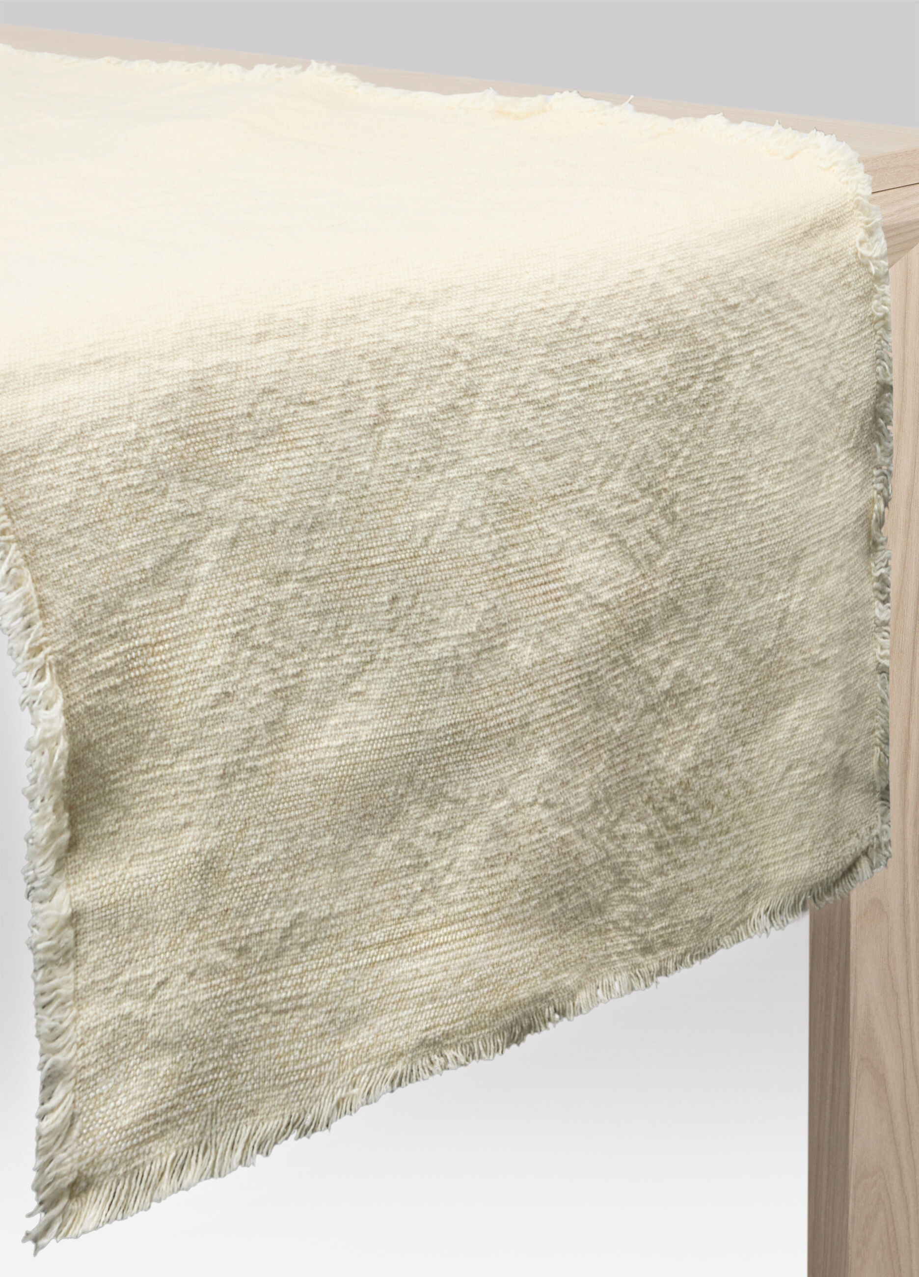 Runner in cotone e lino