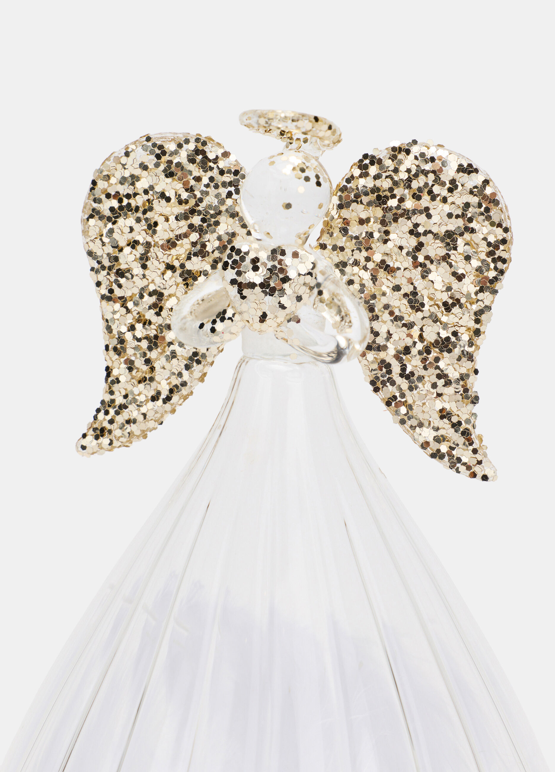 Ornamento angelo grande in vetro_1