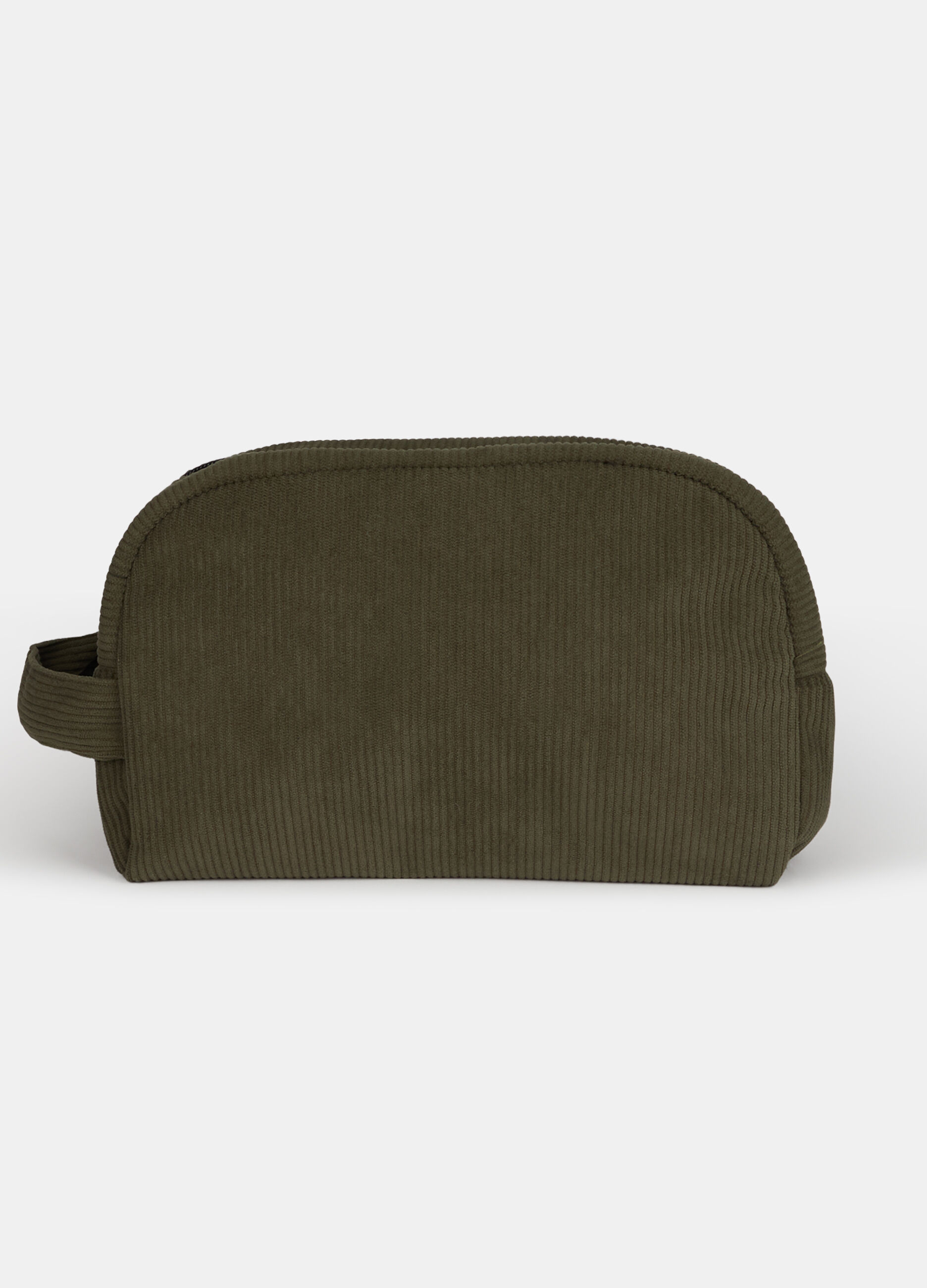 Pochette grande in velluto a costine