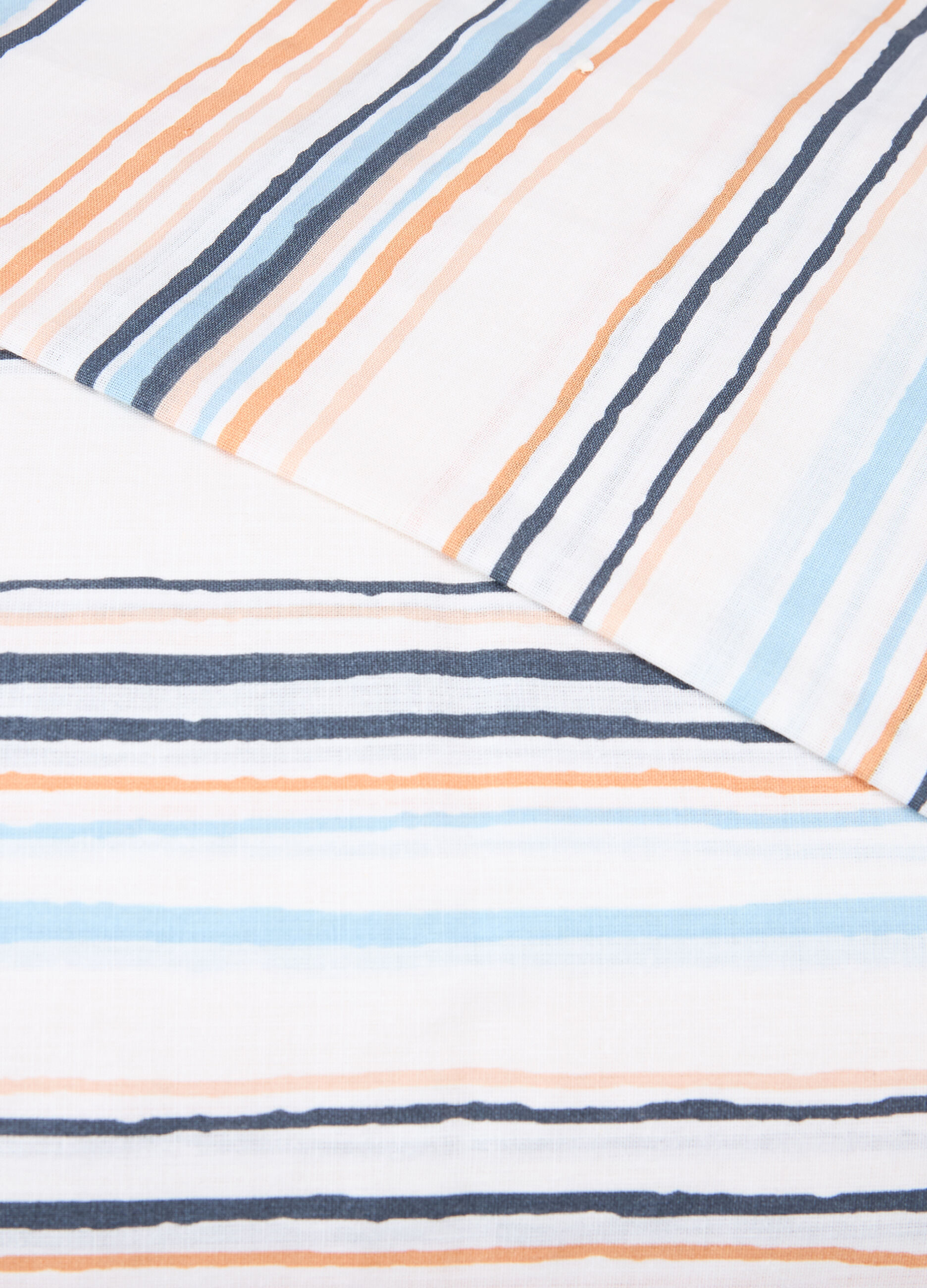 Parure copripiumino matrimoniale a righe_1