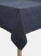 8-Seater tablecloth in denim-effect cotton_0