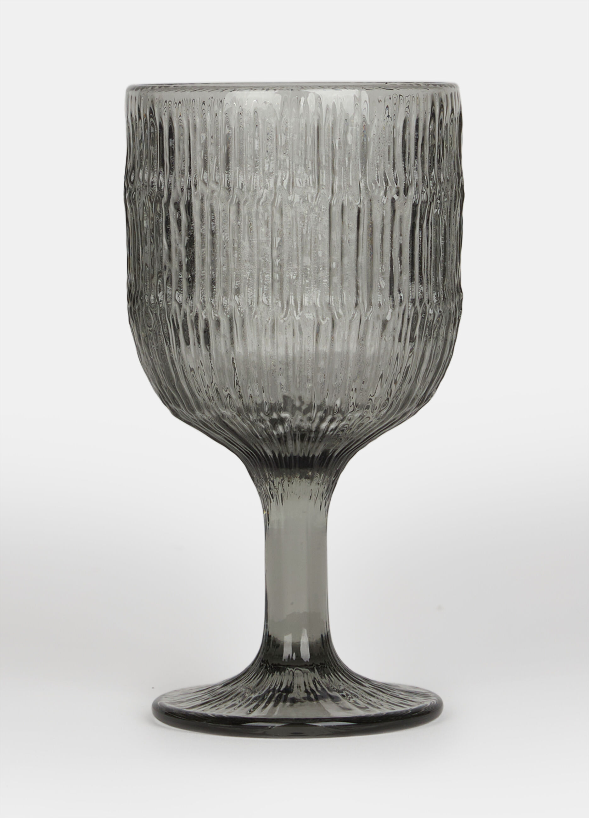 Calice grigio con texture zigrinata
