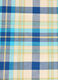 Rectangular check cotton table runner_1