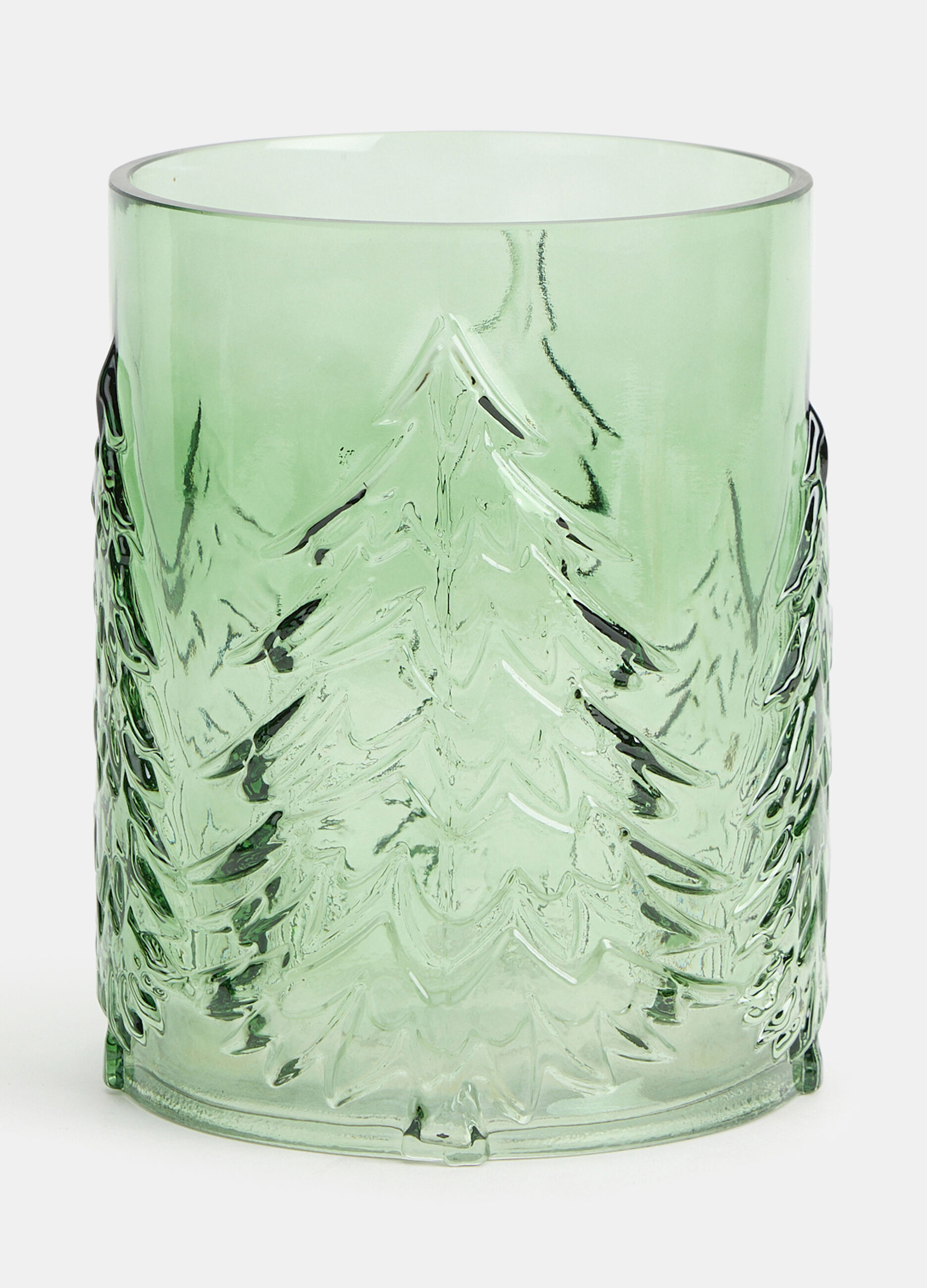 Vaso natalizio in vetro colorato_0