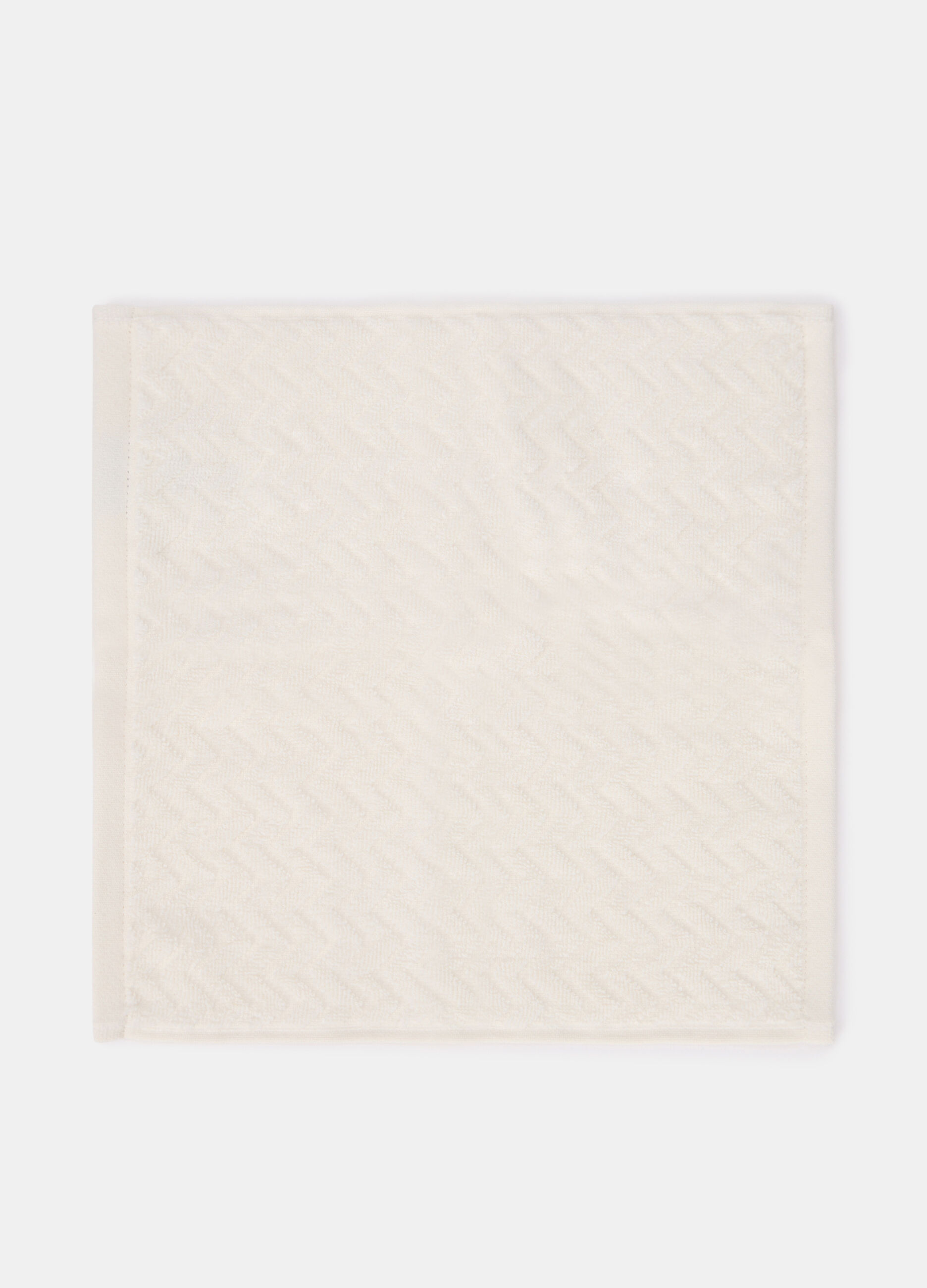 Set salviette ospiti in spugna chevron_1