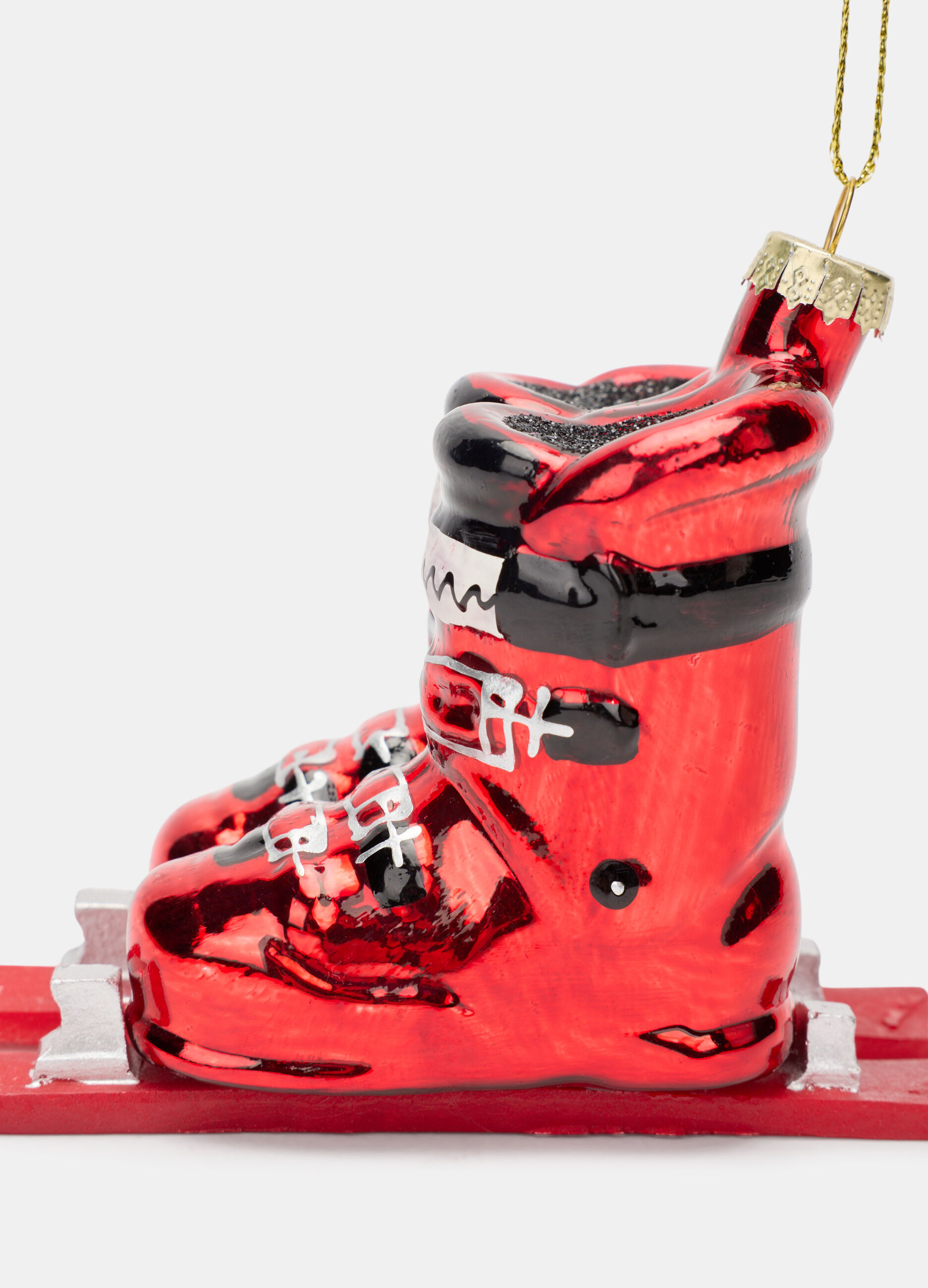 Ornamento sci e doposci in vetro_1