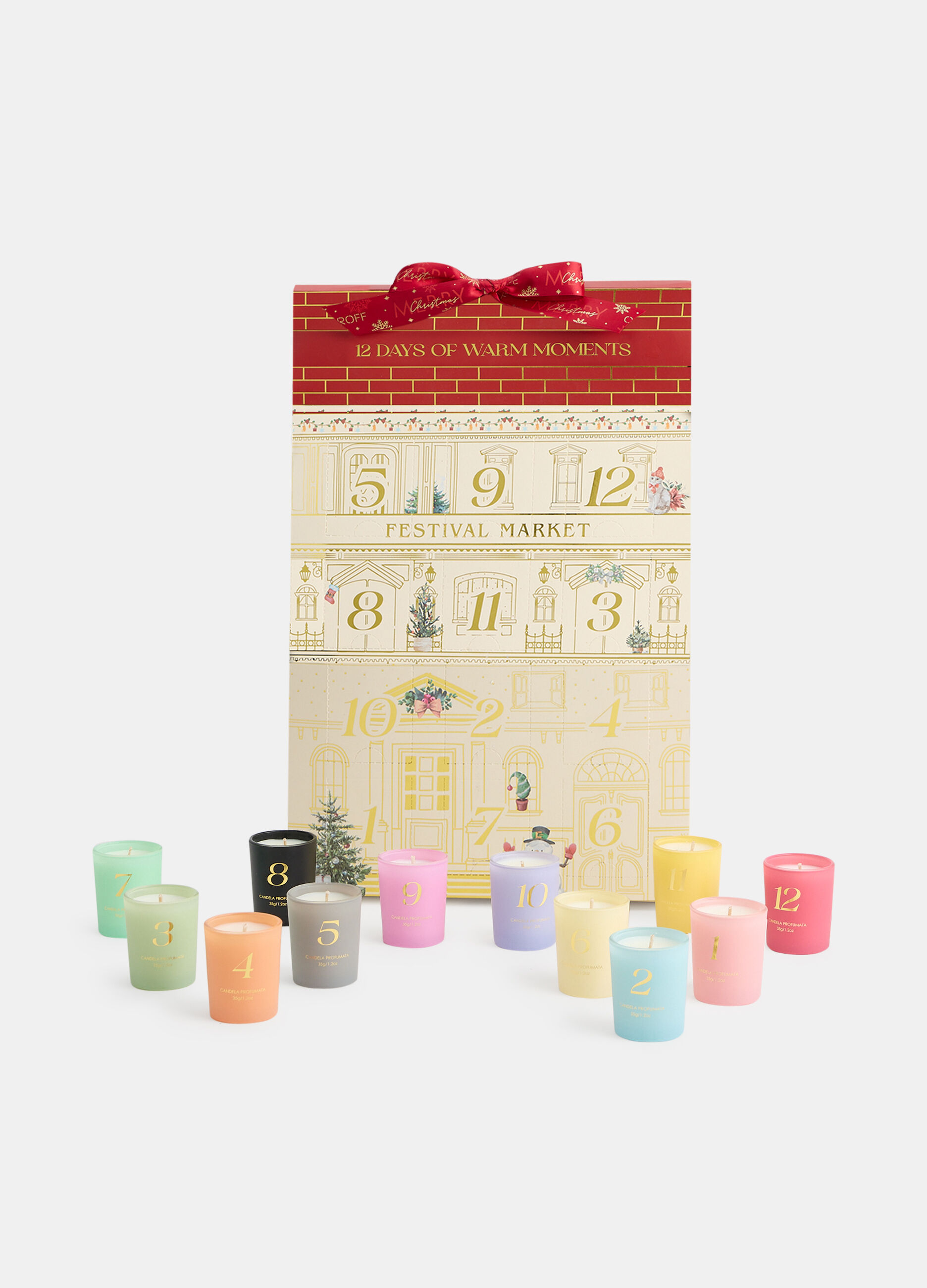 Mini calendario dell'Avvento 12 candele_1