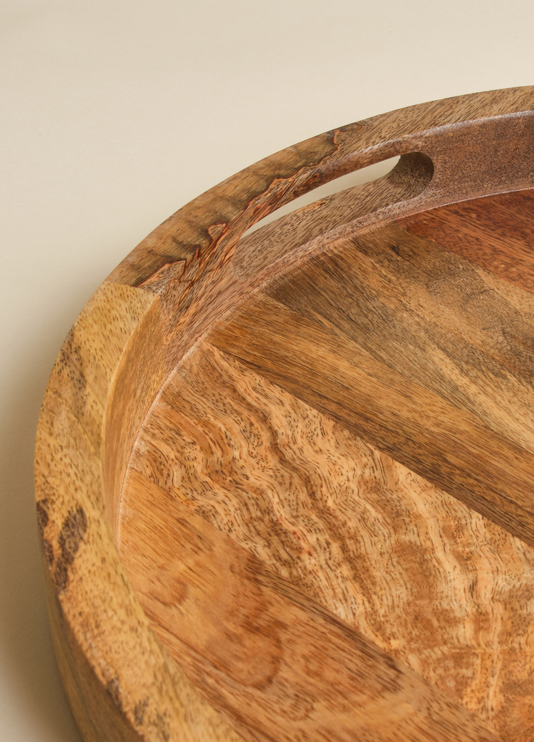 Vassoio rotondo in legno di mango_2