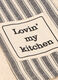 Strofinaccio "Lovin' my kitchen" in cotone_1