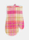 Check oven glove in cotton_0