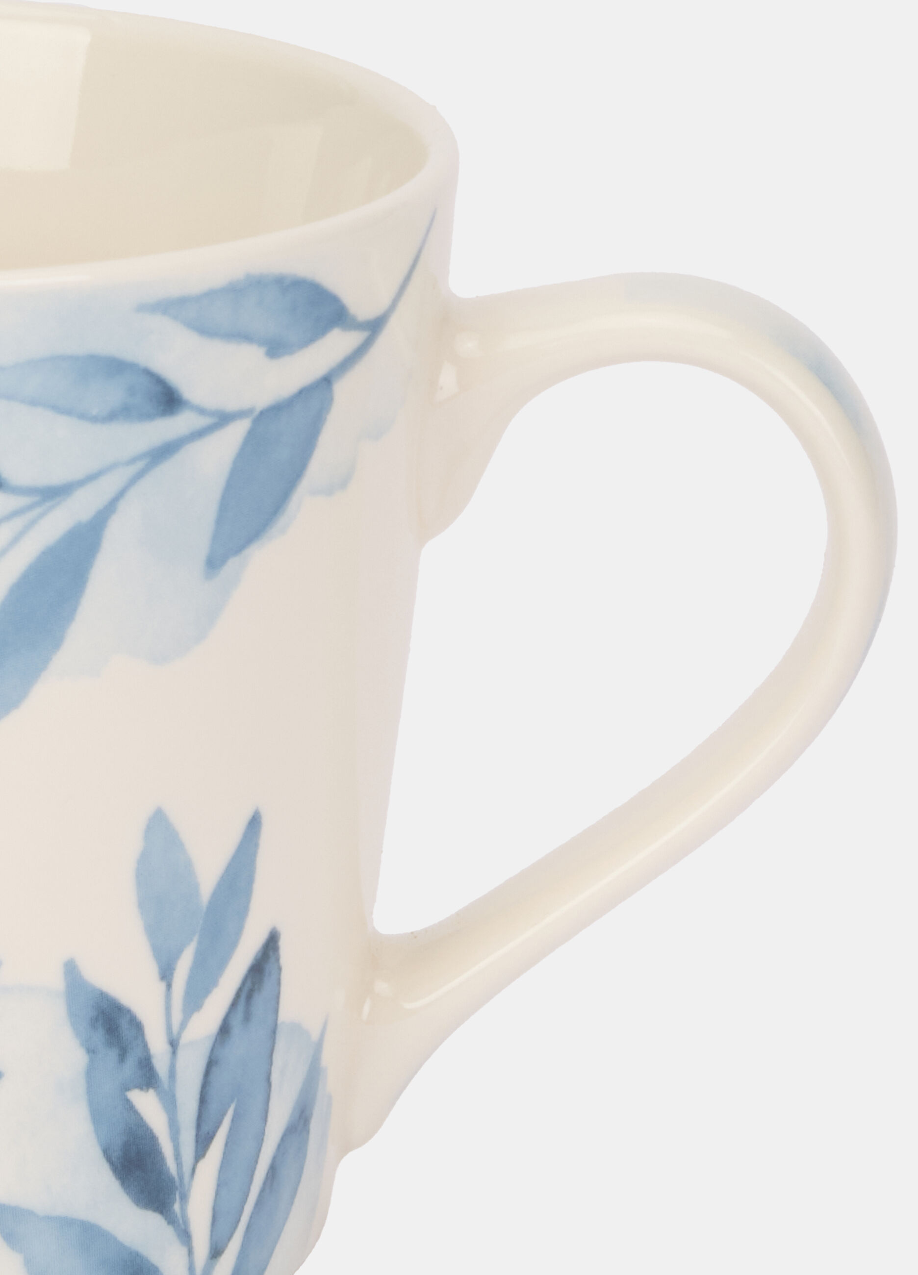 Tazza in ceramica con motivo botanico_1