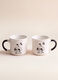 2 pack tazzine in ceramica With Love gatto_0