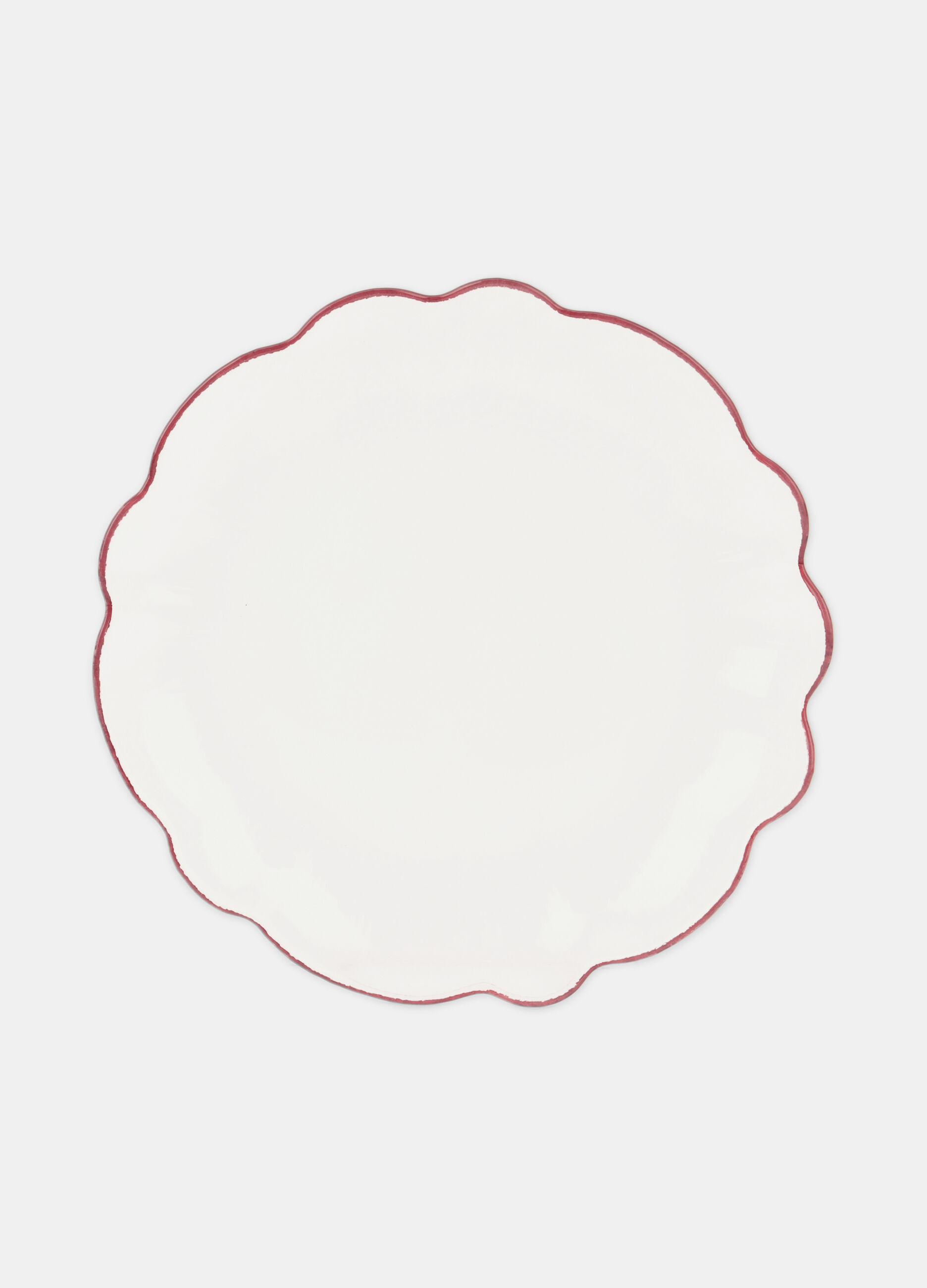 Piattino in vetro rosa_0