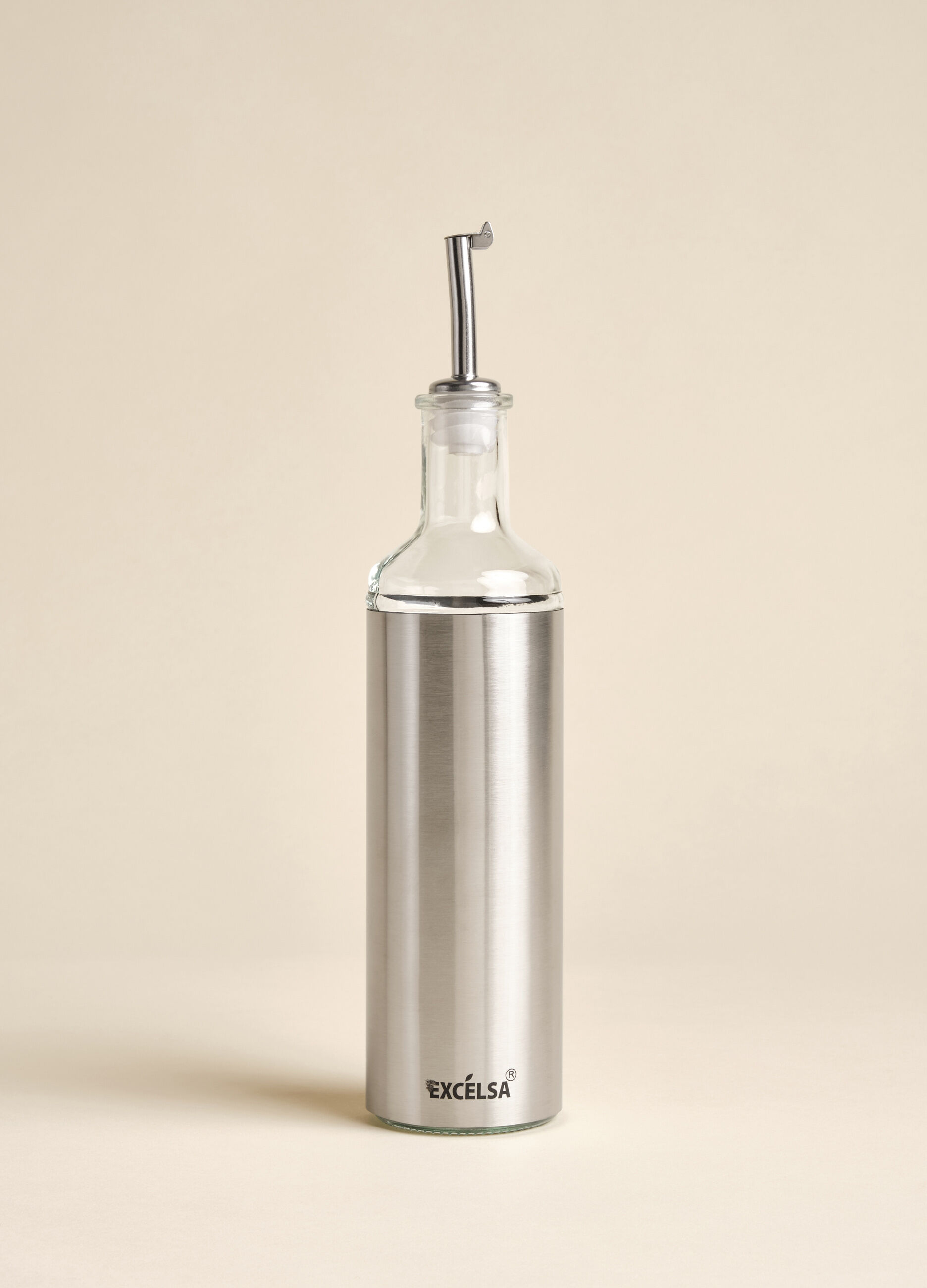 Glass oil bottle