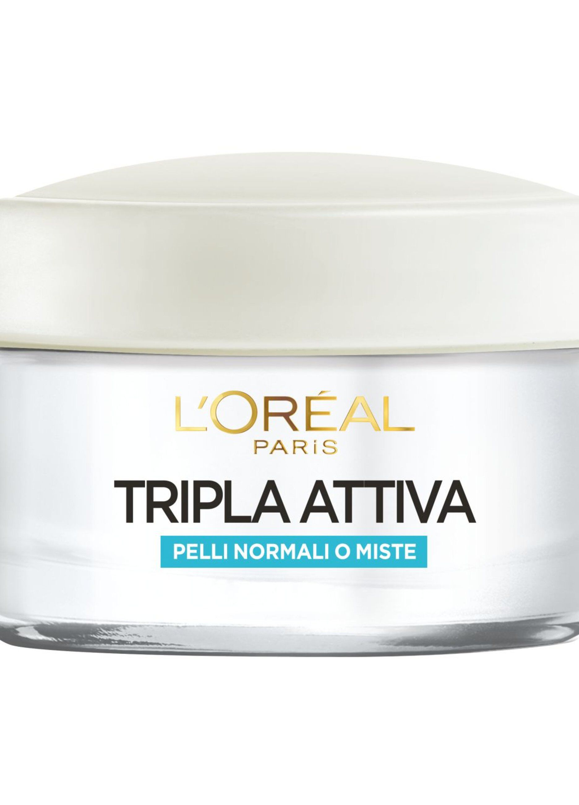 L'Oréal Paris Crema Idratante Viso Tripla Attiva, Idrata, Protegge e Illumina, per Pelli Normali e Miste, 50 ml._1