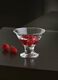 Ice cream bowl in glass_0